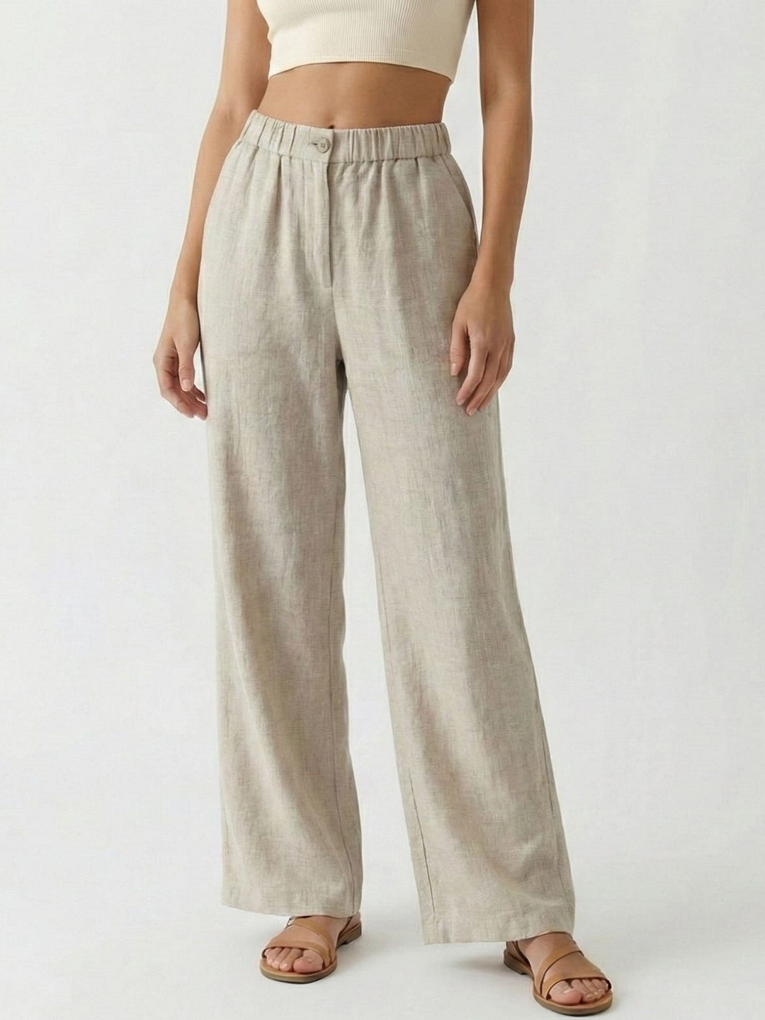 Wineberry Women Wide Leg Track Pants