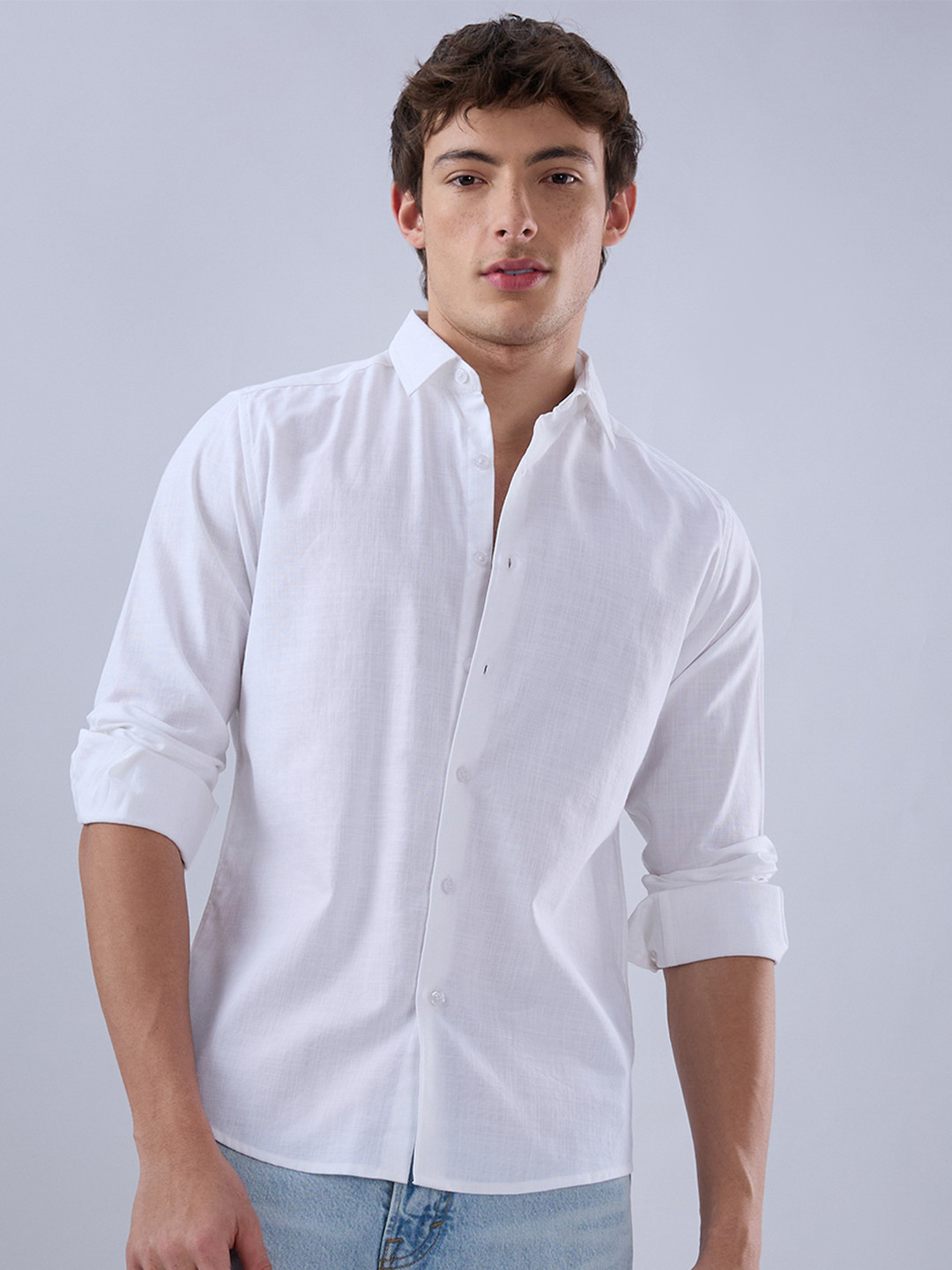 VASTRADO Classic White Refined Everyday Shirt