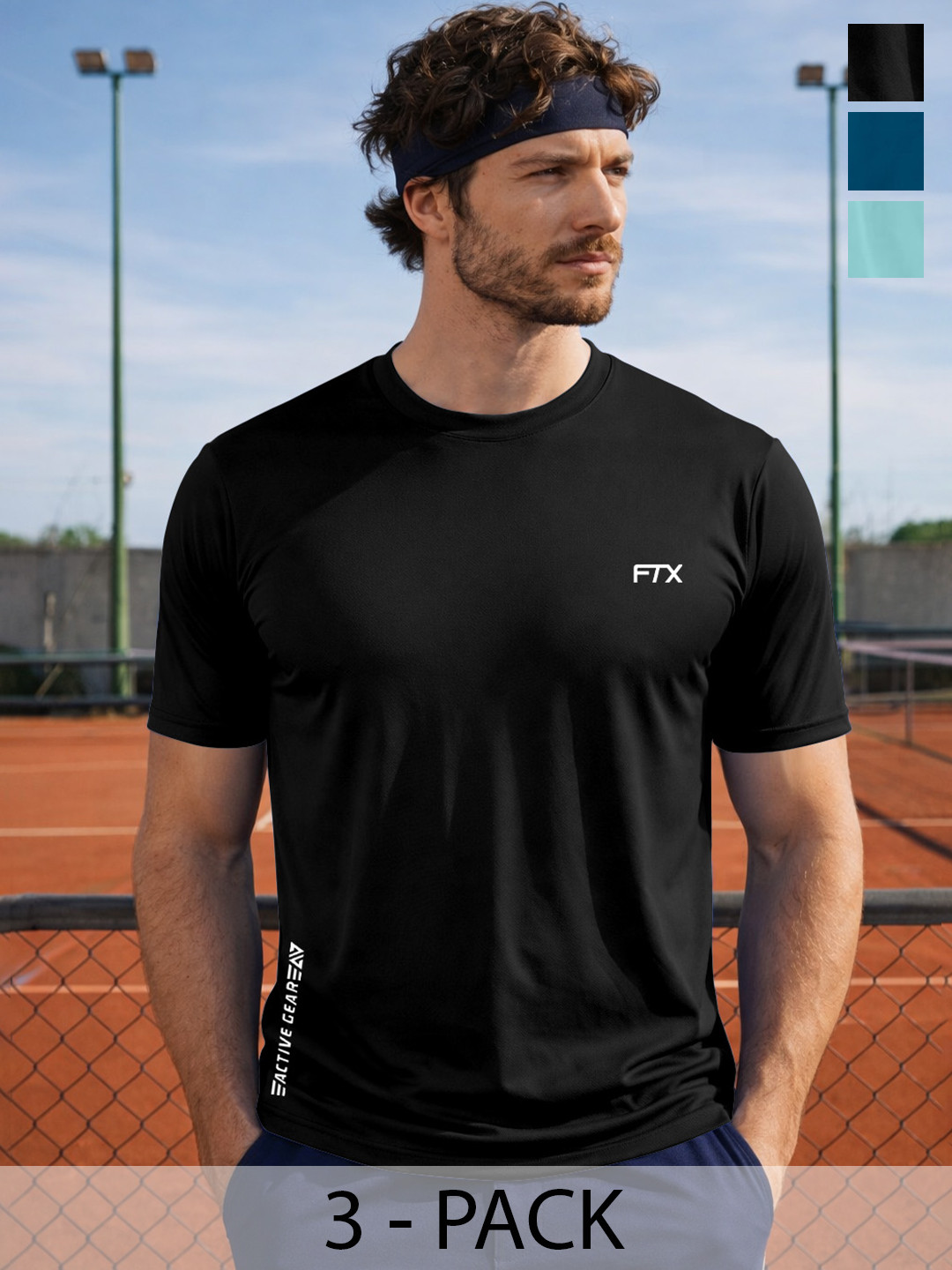 FTX Men Typography 3 Printed Dri-FIT T-shirt