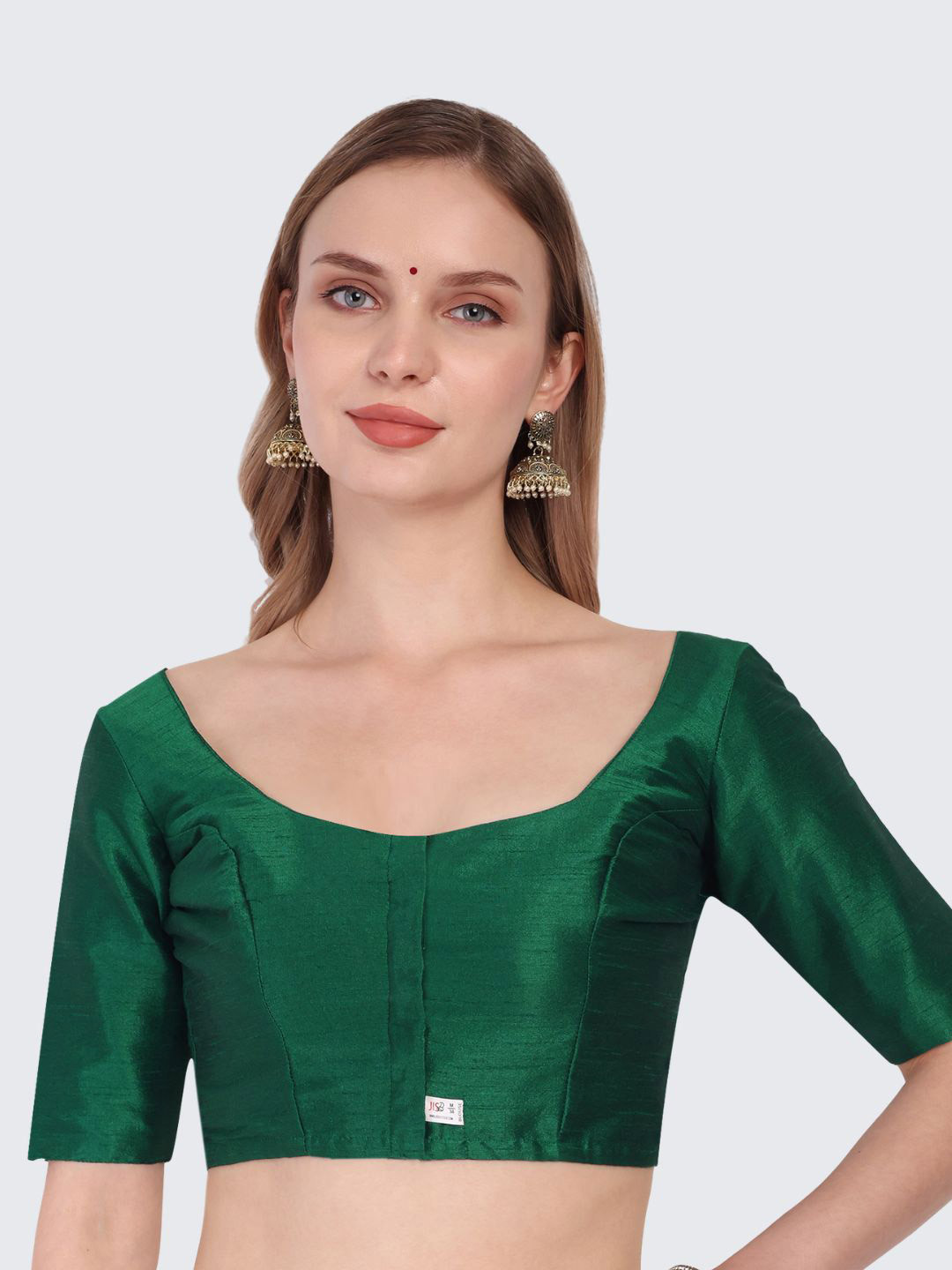 JISB Solid Saree Blouse