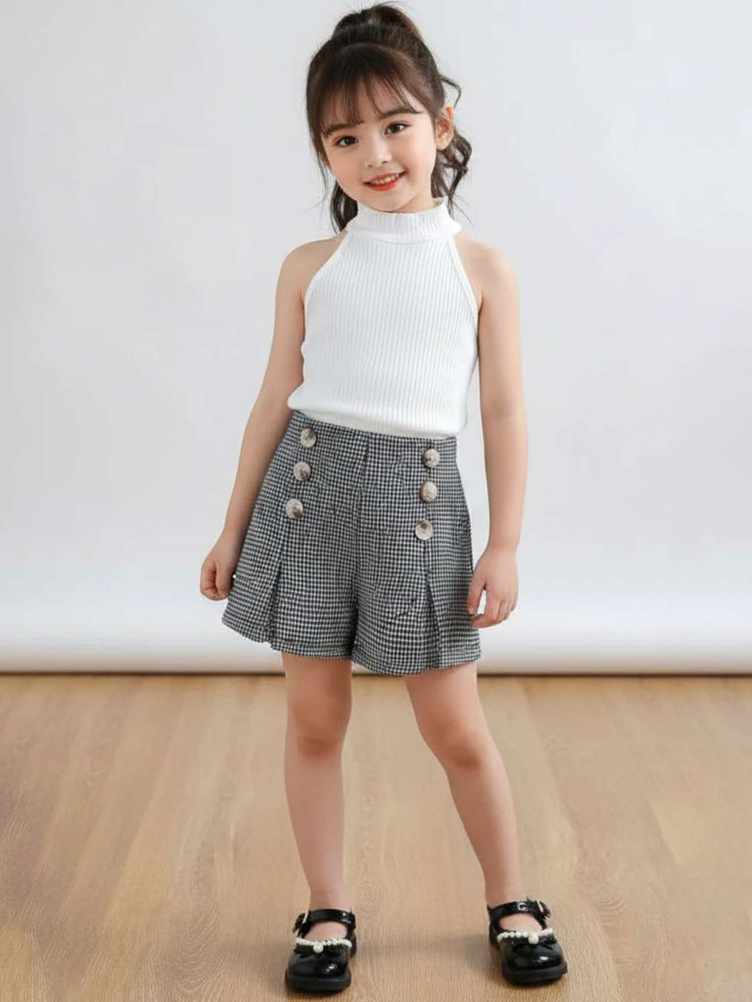 LA3MINE Solid Top with Shorts