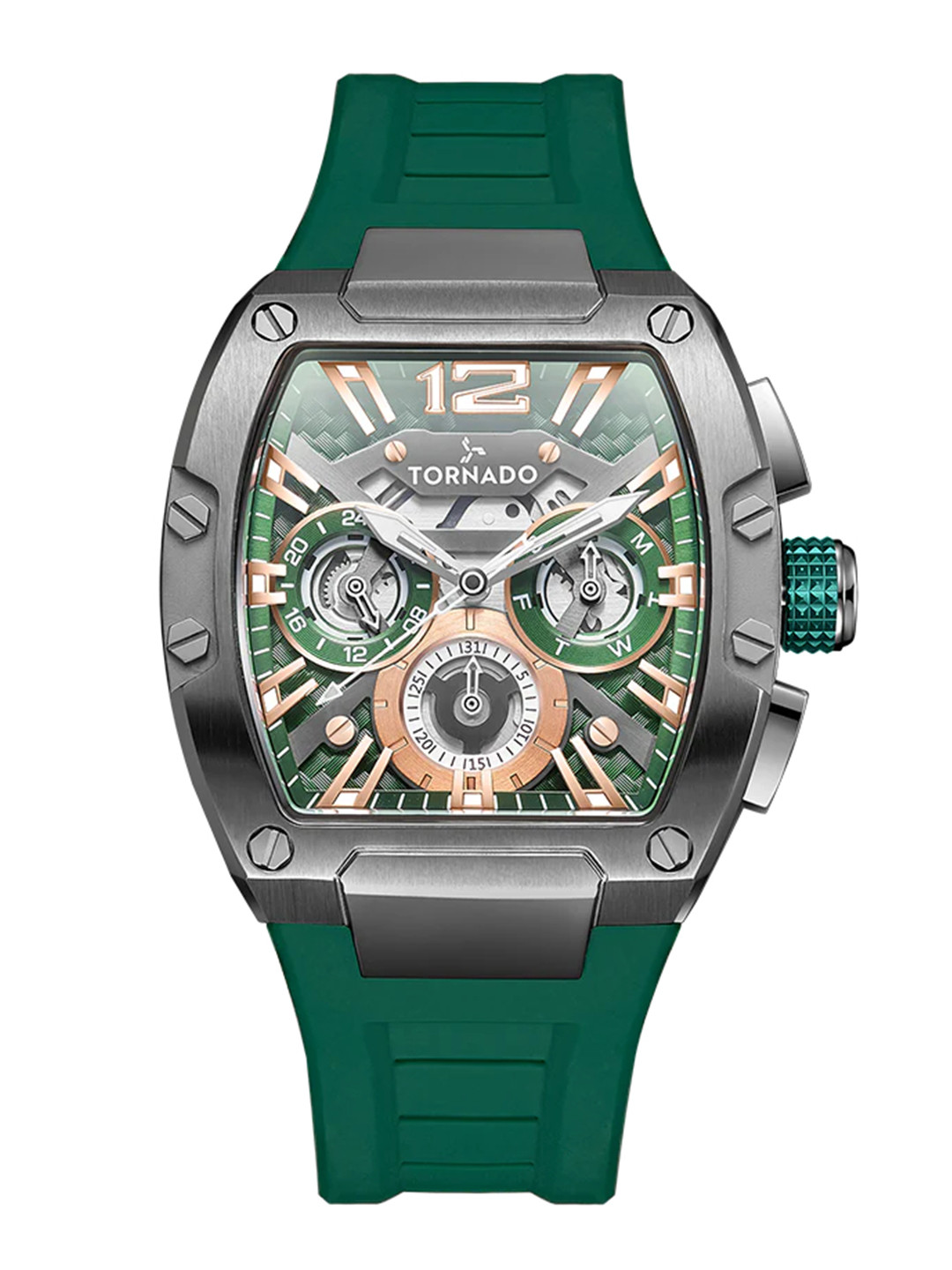 TORNADO Men Dial & Straps Analogue Multi Function Watch T23105-XSHH