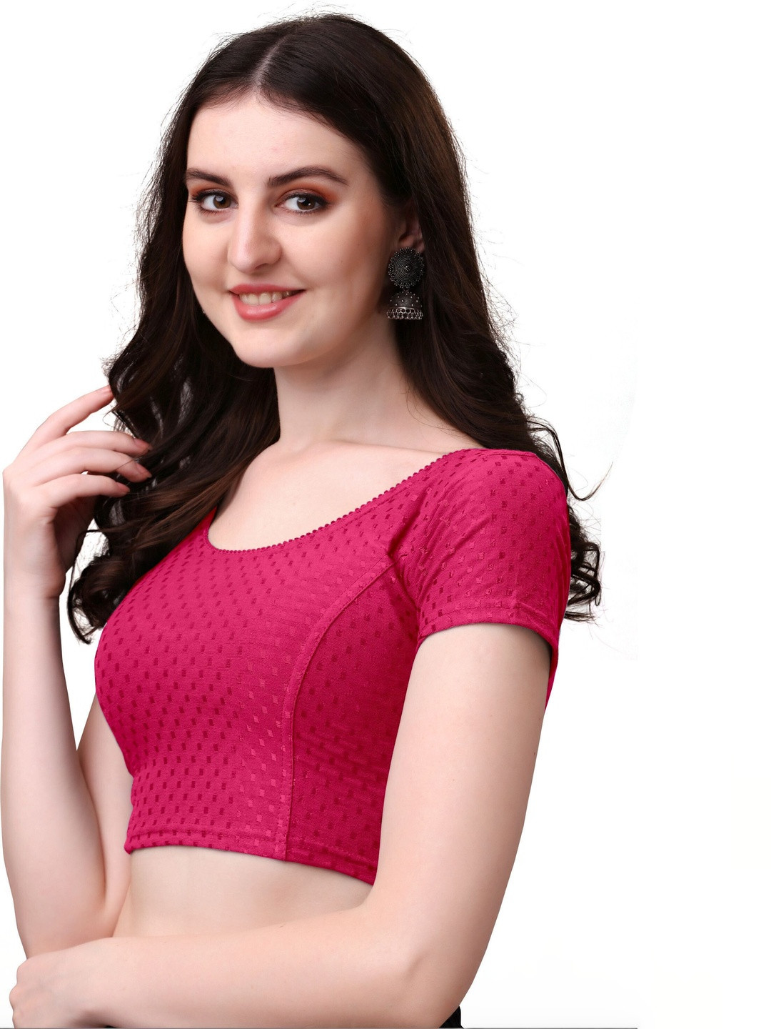 Heefee Cotton Woven Design Brocade Saree Blouse