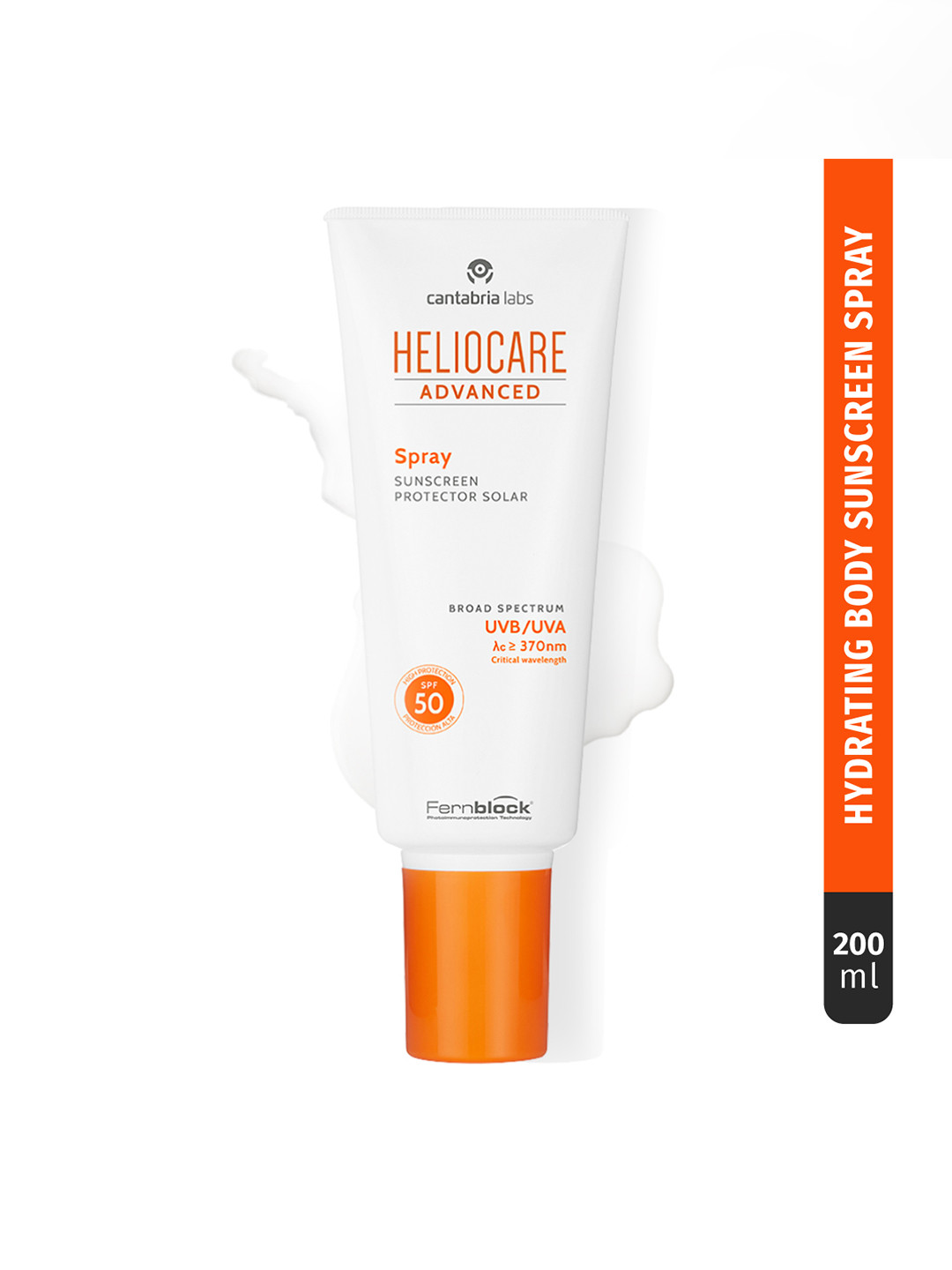 HELIOCARE Advanced SPF50 Sunscreen Spray for Body Quick Dry Lightweight Easy Apply-200 ml