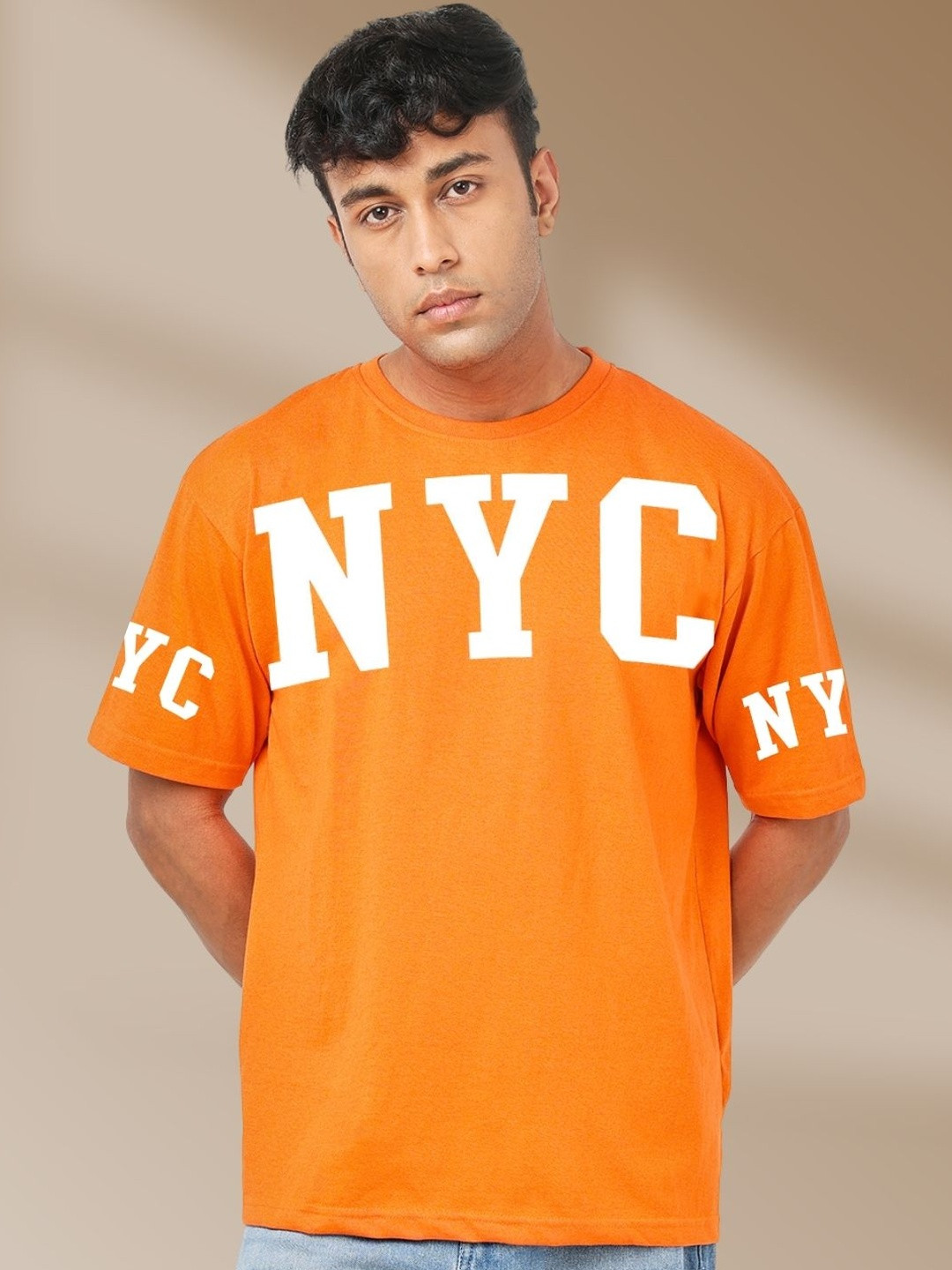 Cool Plus Men Typography Printed T-shirt