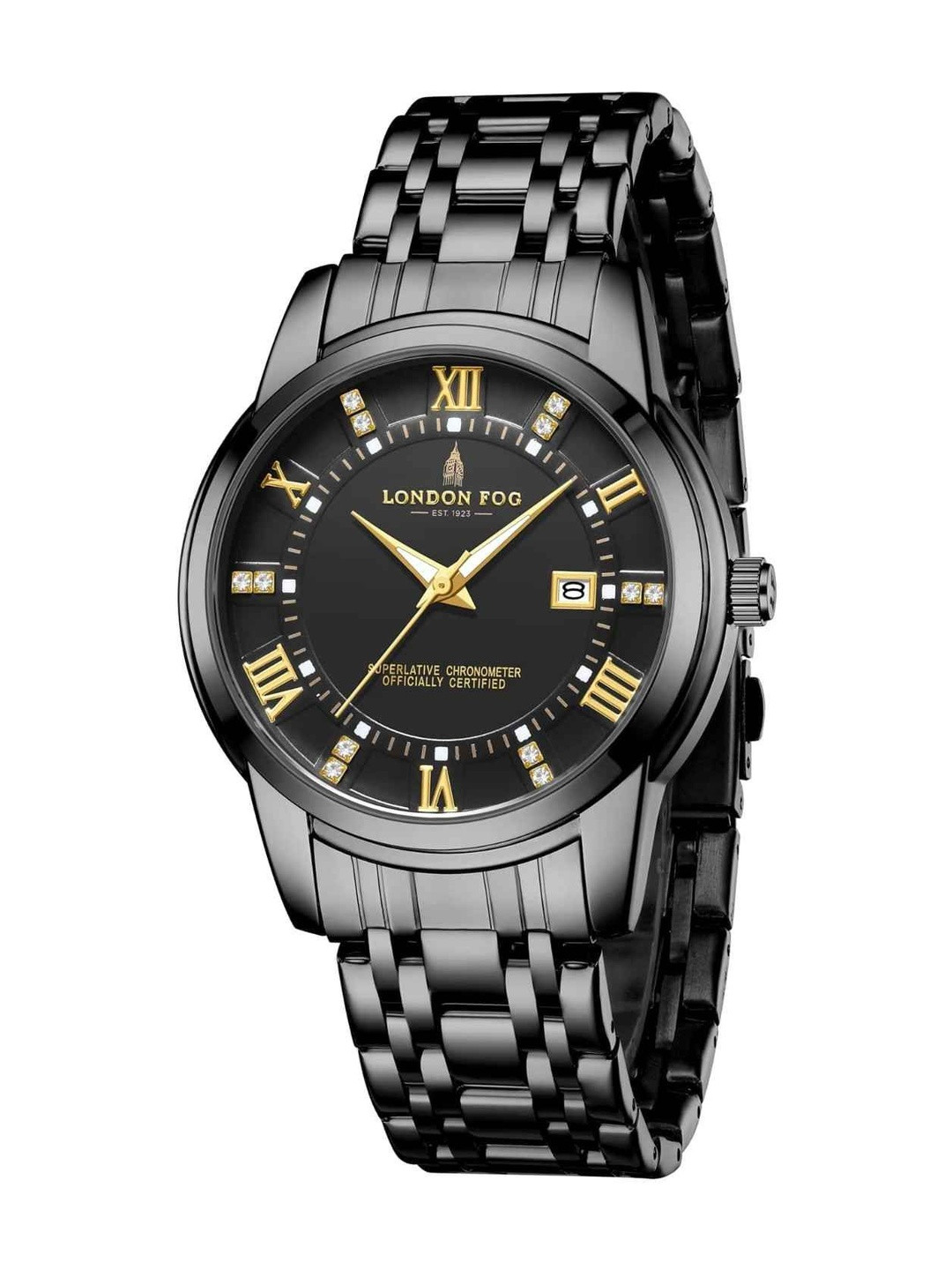LONDON FOG Men Dial & Stainless Steel Straps Analogue Watch LFM10002-11