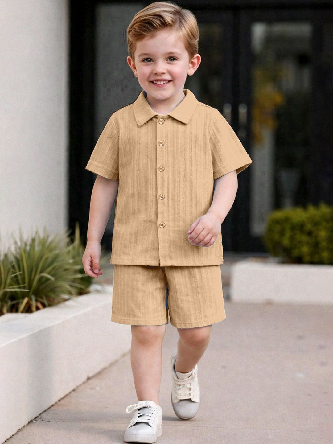 YK Boys Shirt with Shorts