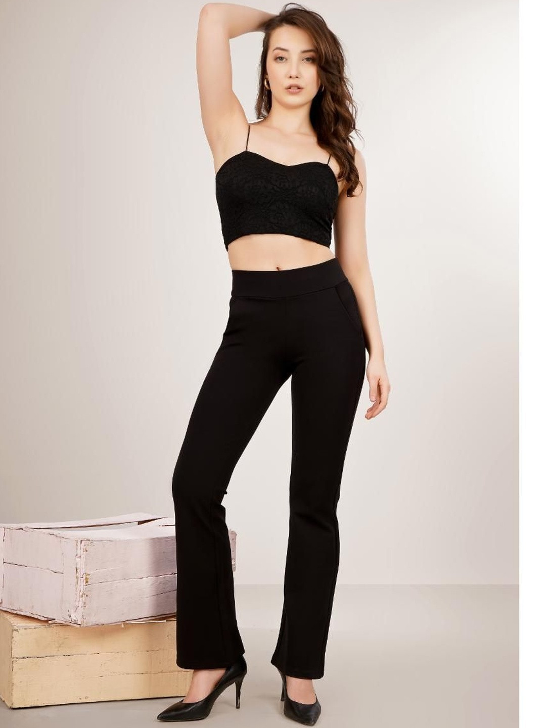 MODNY Urban Contour Bell Bottom High Waist Jegging