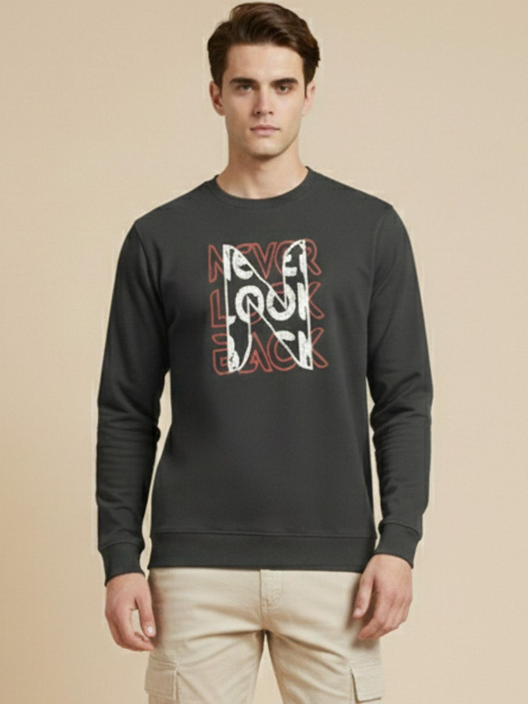 ST Trends Men Typography Printed T-shirt