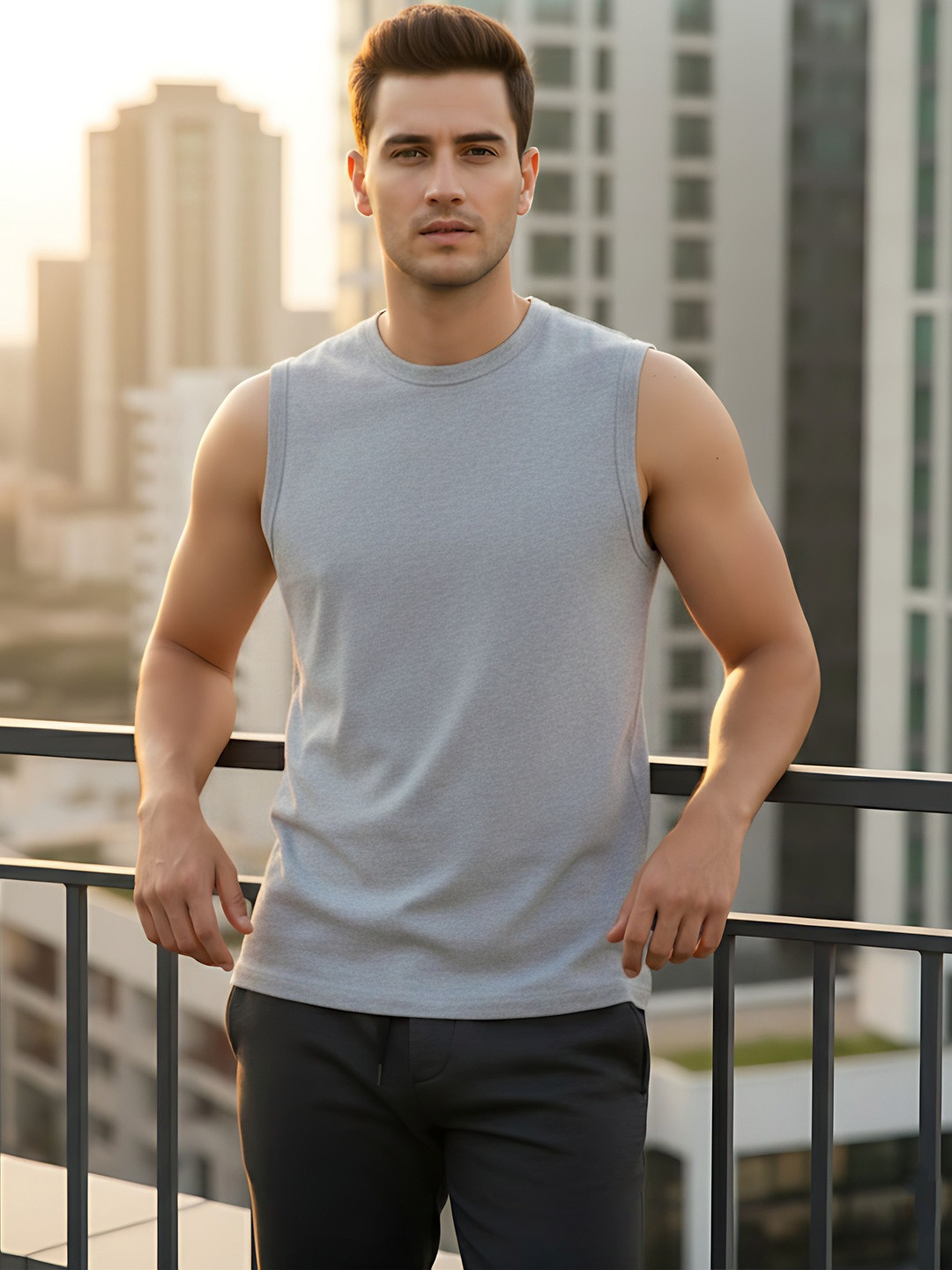 SYMBLANCE Men Moisture Wicking T-shirt
