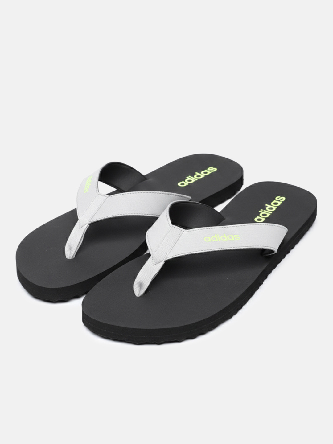 ADIDAS Men BISE PROTOP Textured Brand Logo Printed Thong Flip-Flops