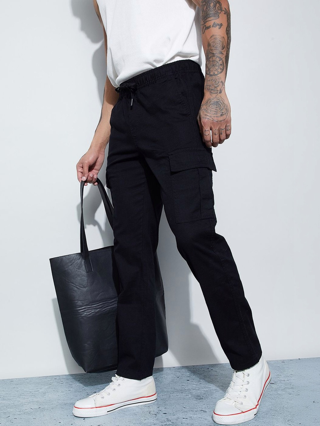 Fame Forever by Lifestyle Men Cargos Trousers