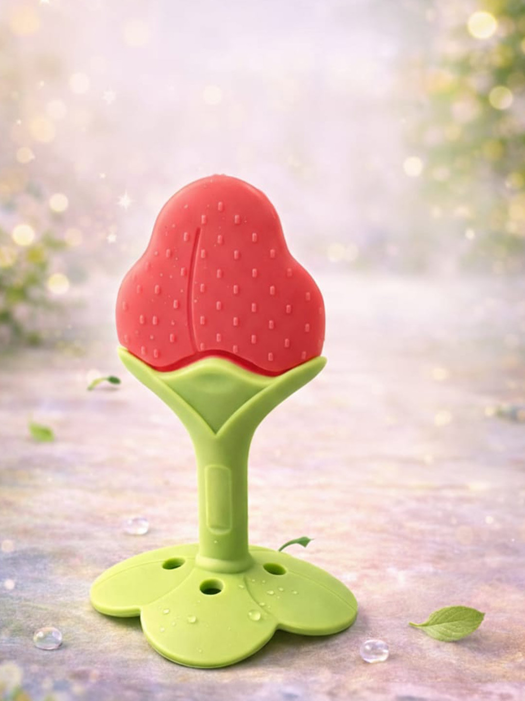 Kritiu Infants Fruit Design Silicone Teether