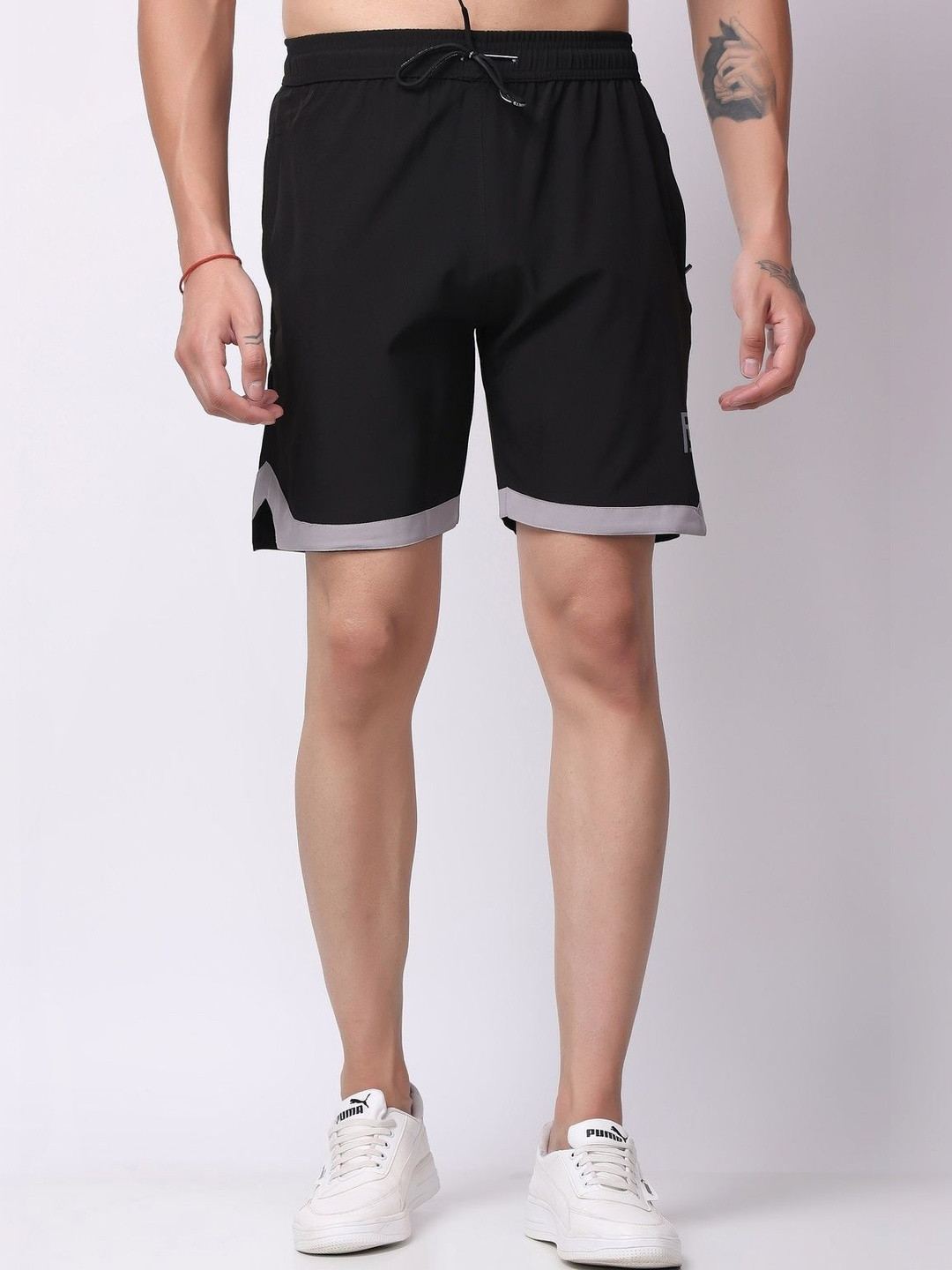 FITIN OUTFIT Men Colourblocked Training or Gym Sports Shorts