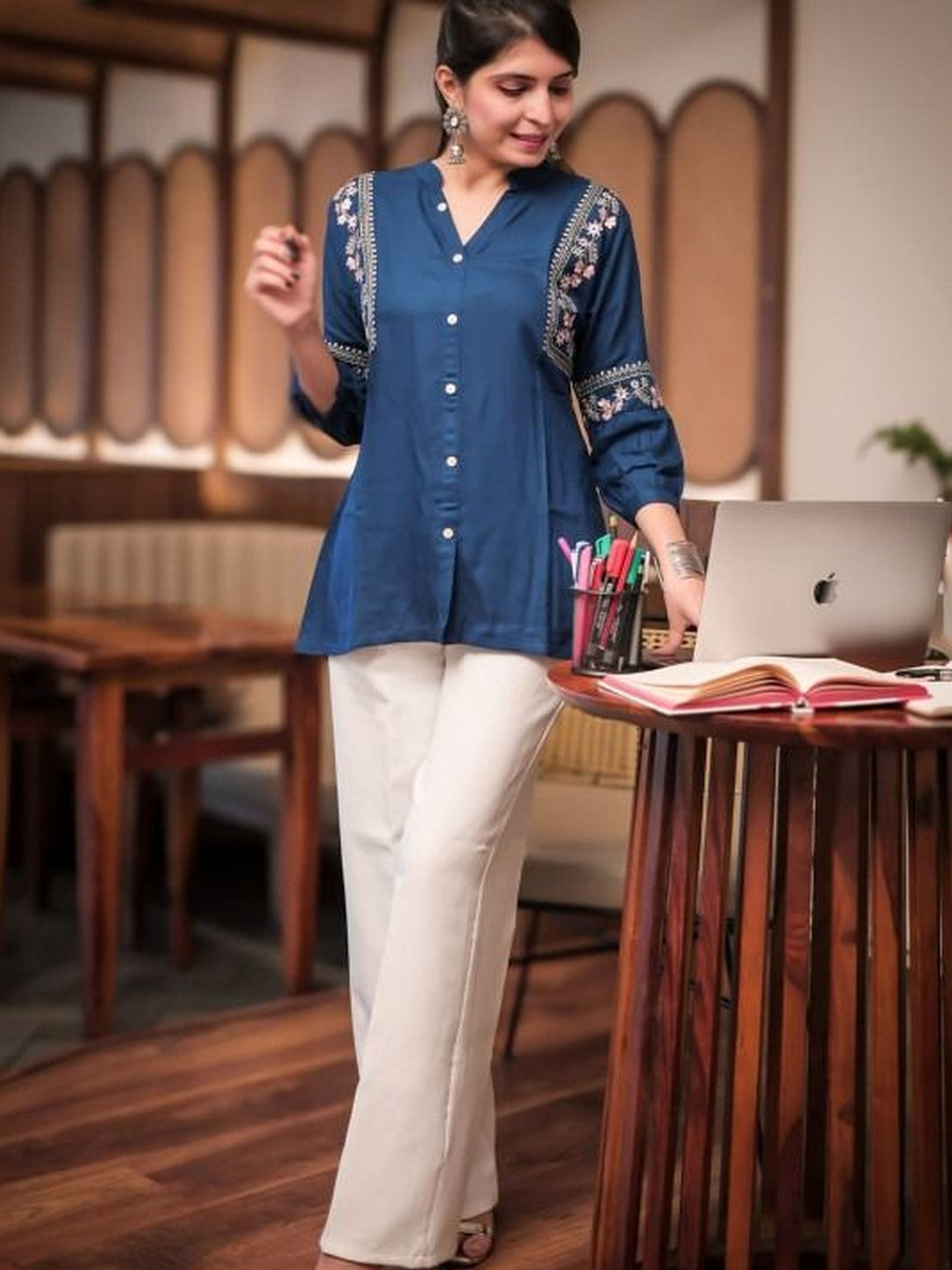 iEthniya Embroidered Kurti