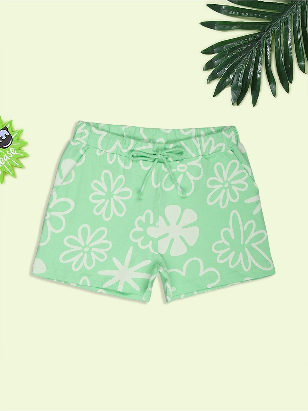 Pantaloons Junior Girls Floral Printed Shorts