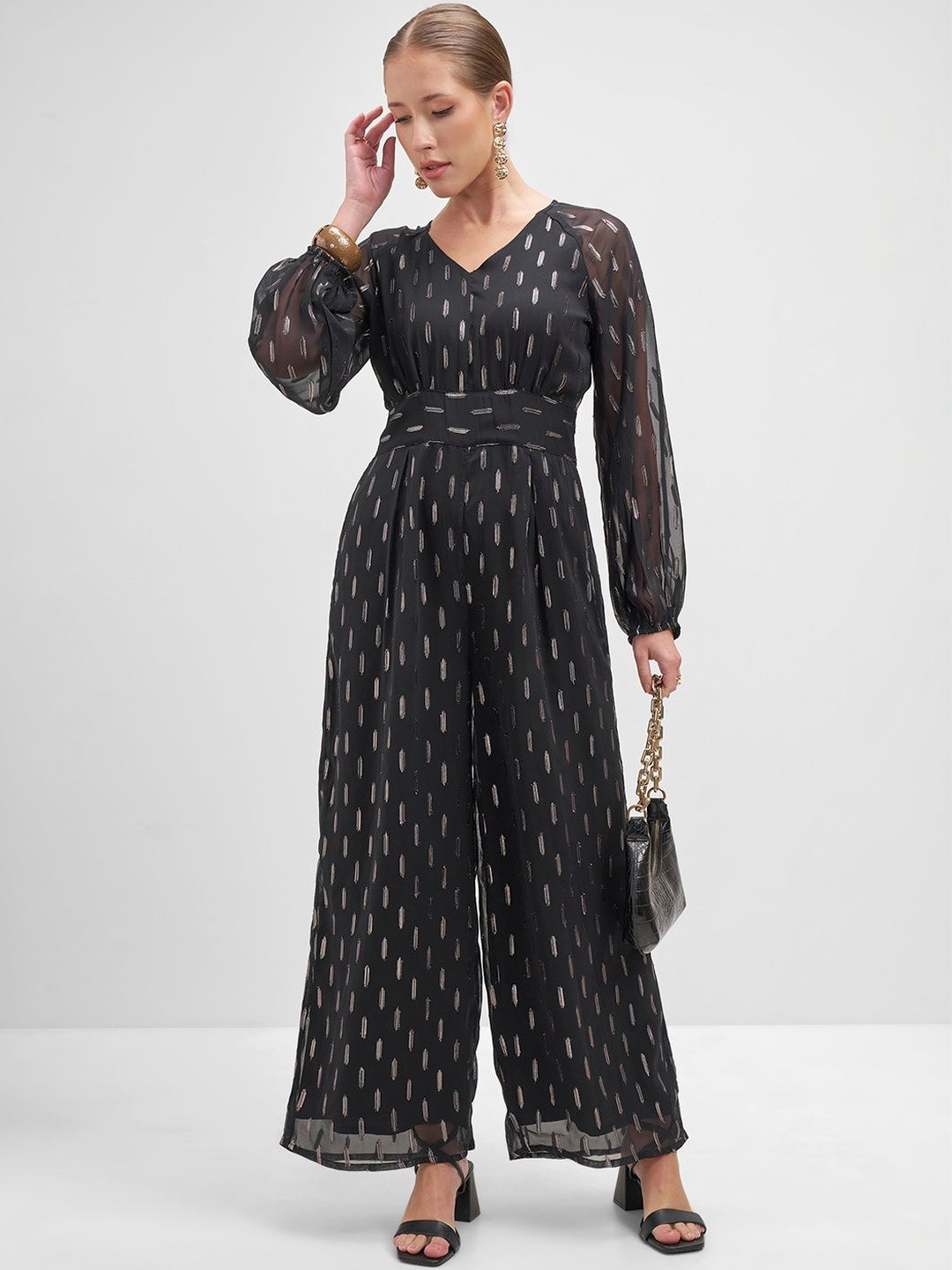 Vishudh Printed Basic Jumpsuit