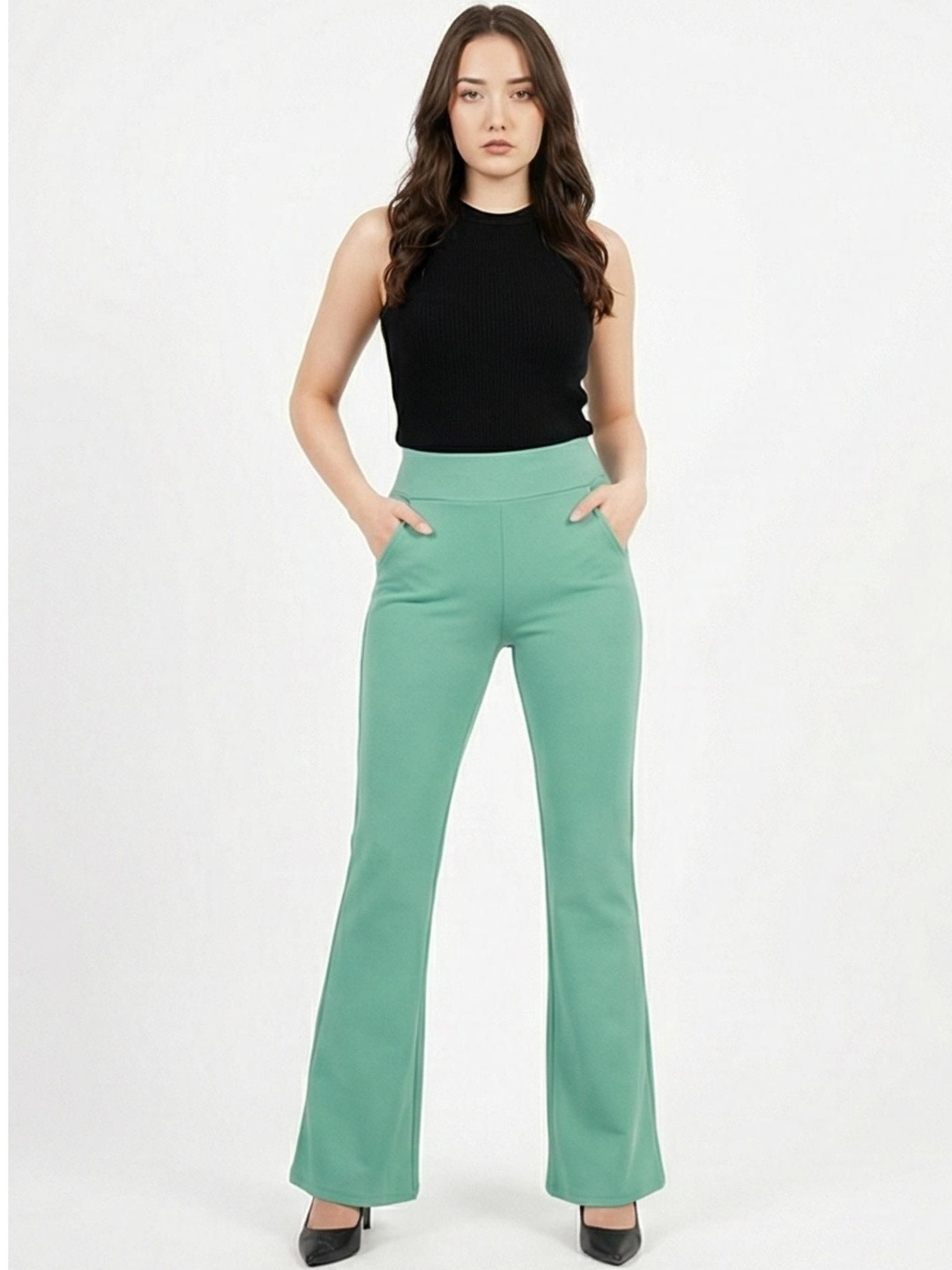 MODNY Urban Contour Bell Bottom High Waist Jegging