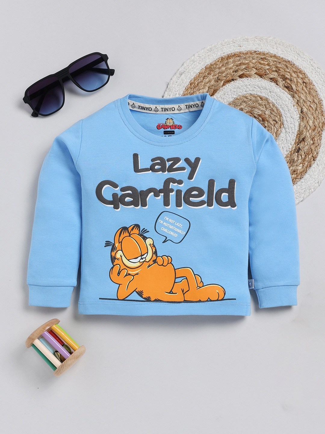 YK X Tinyo Boys Garfield Printed T-shirt