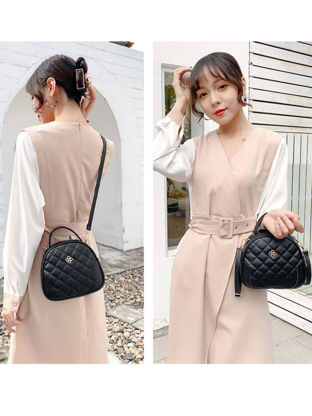 VIOLA Textured Sling Bag