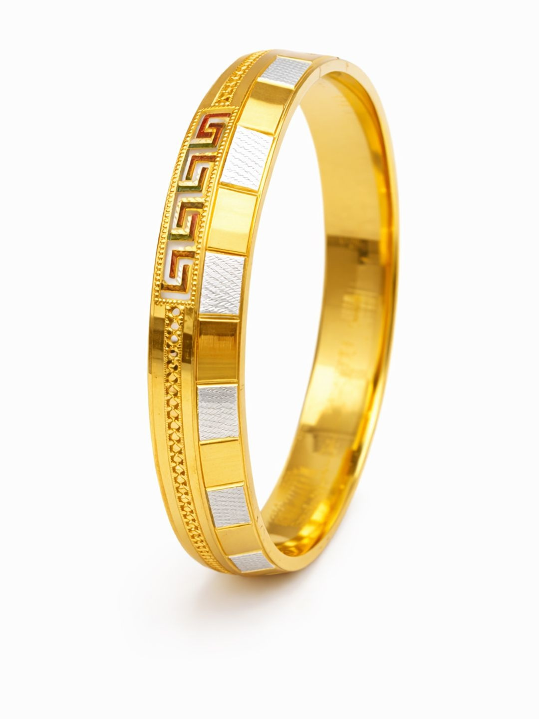 bodha Men Brass Gold-Plated Bracelet