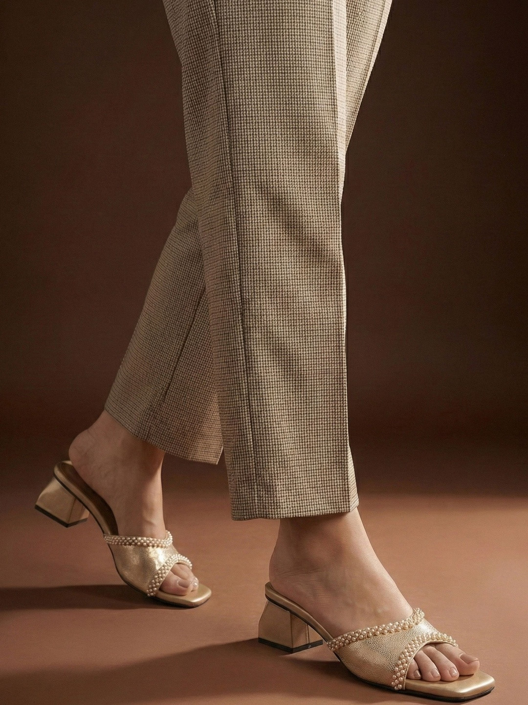 CORSICA Textured Party Block Mules