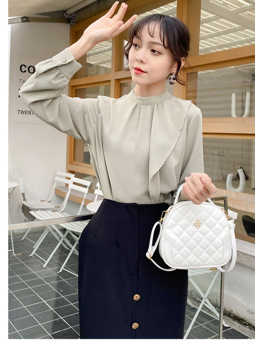 VIOLA Textured Sling Bag
