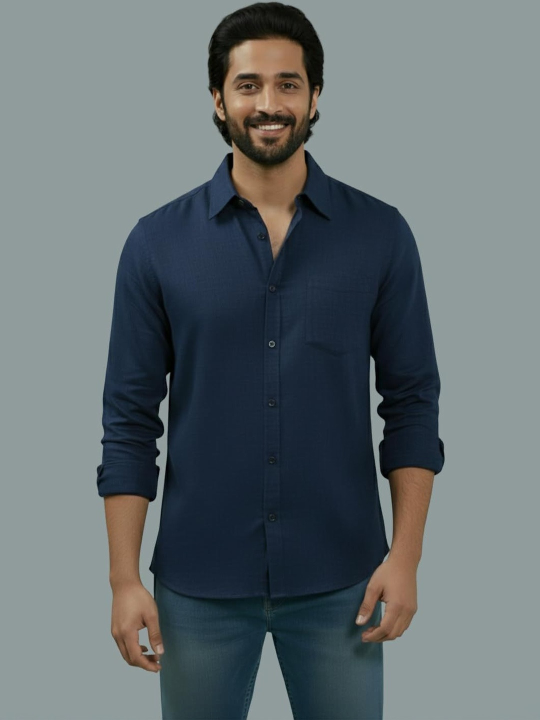 Terra Desi Men Smart Slim Fit Casual Shirt