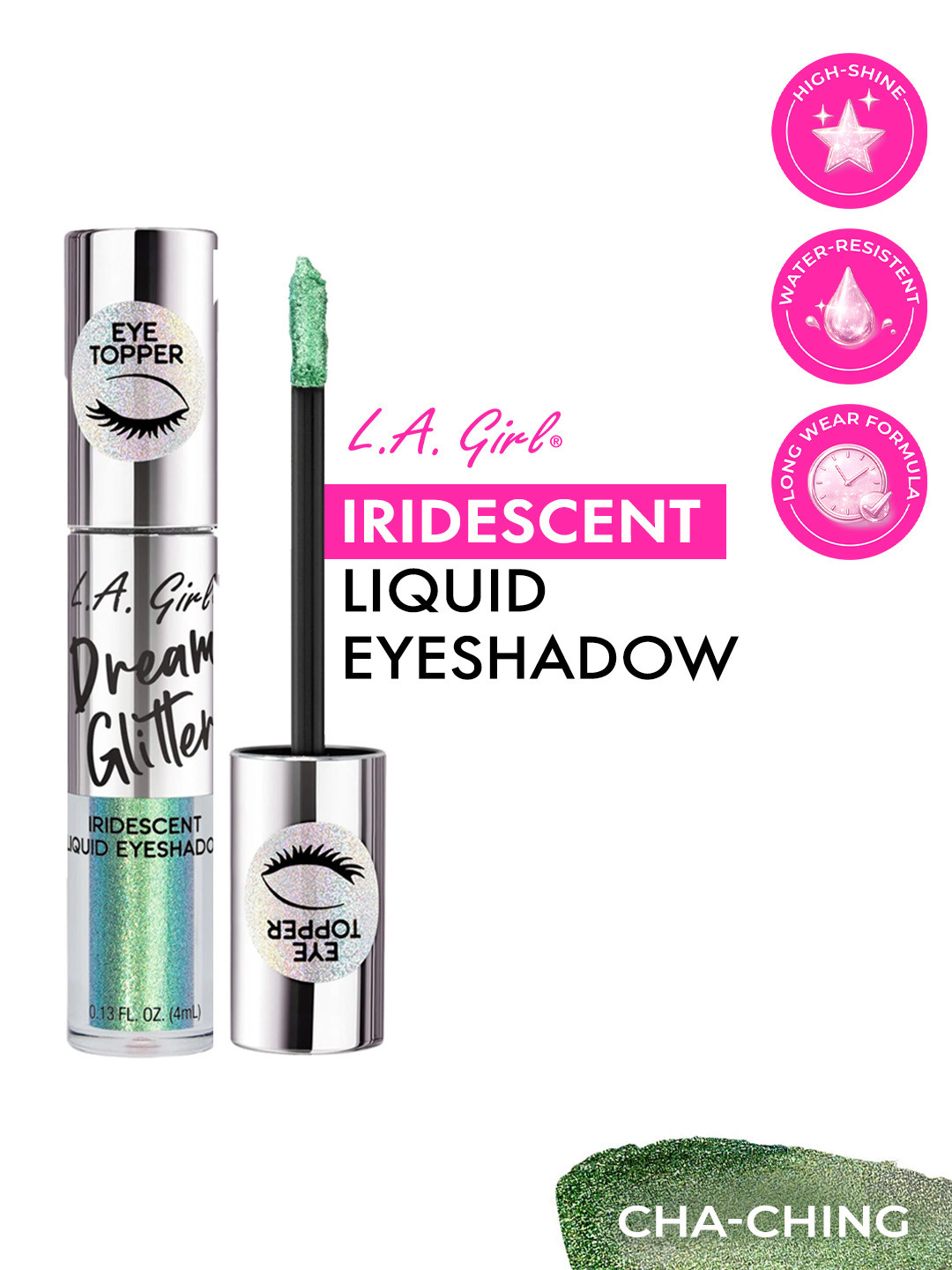 L.A. Girl Dream Glitter Iridescent Liquid Eyeshadow 4 ml - Cha Ching