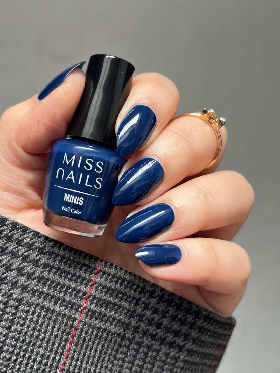 MISS NAILS Minis Long Lasting Nail Polish - 6 ml - Blue For You