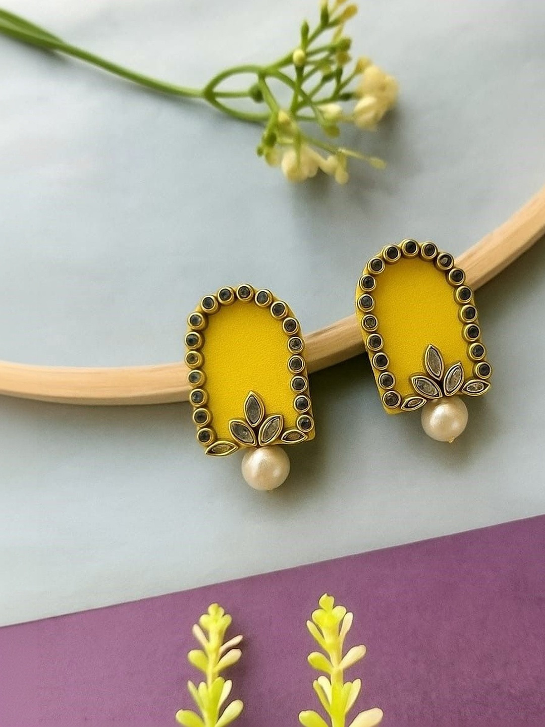 HANDMADE FOR HER Contemporary Studs Earrings
