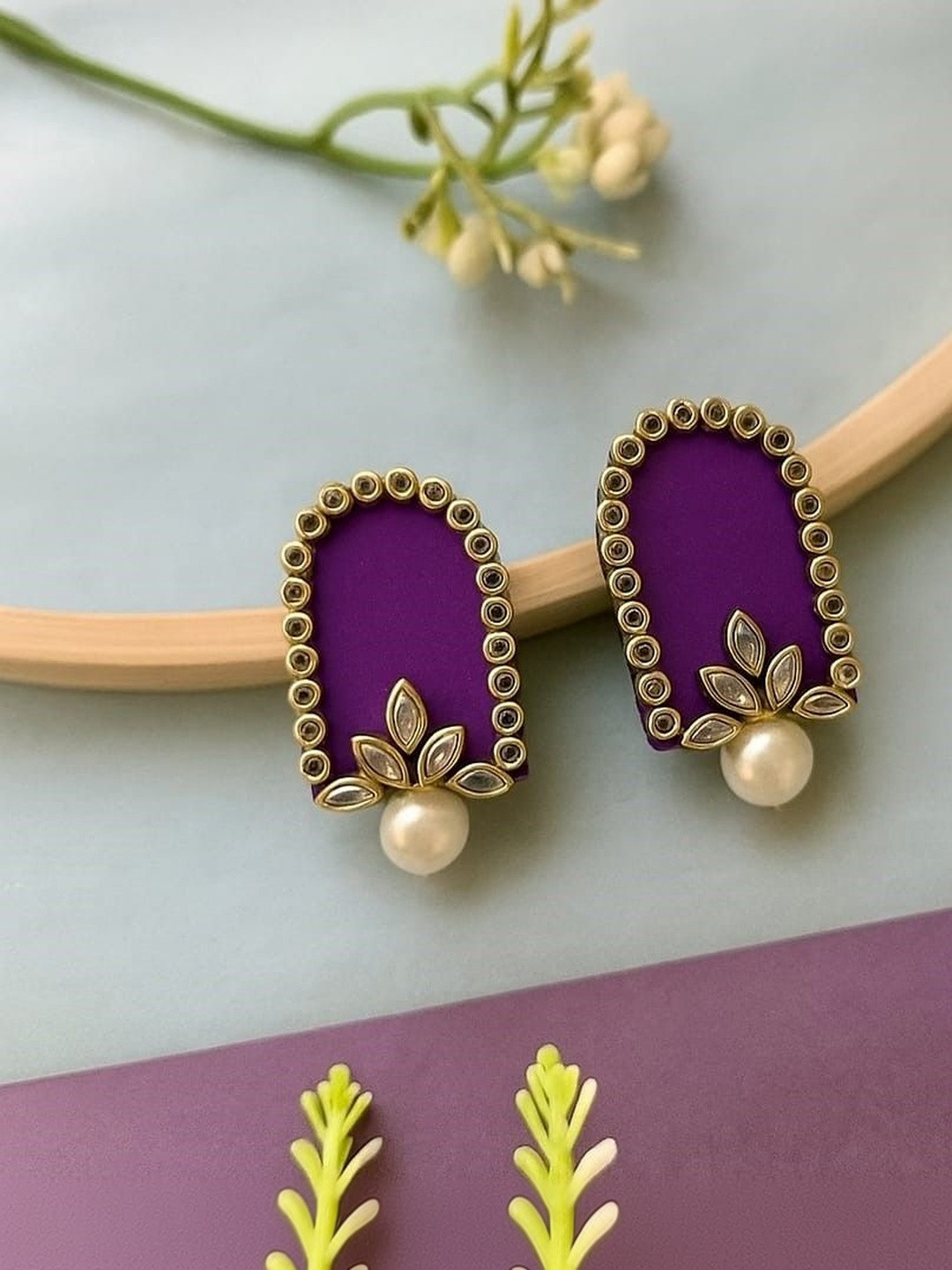 HANDMADE FOR HER Contemporary Studs Earrings