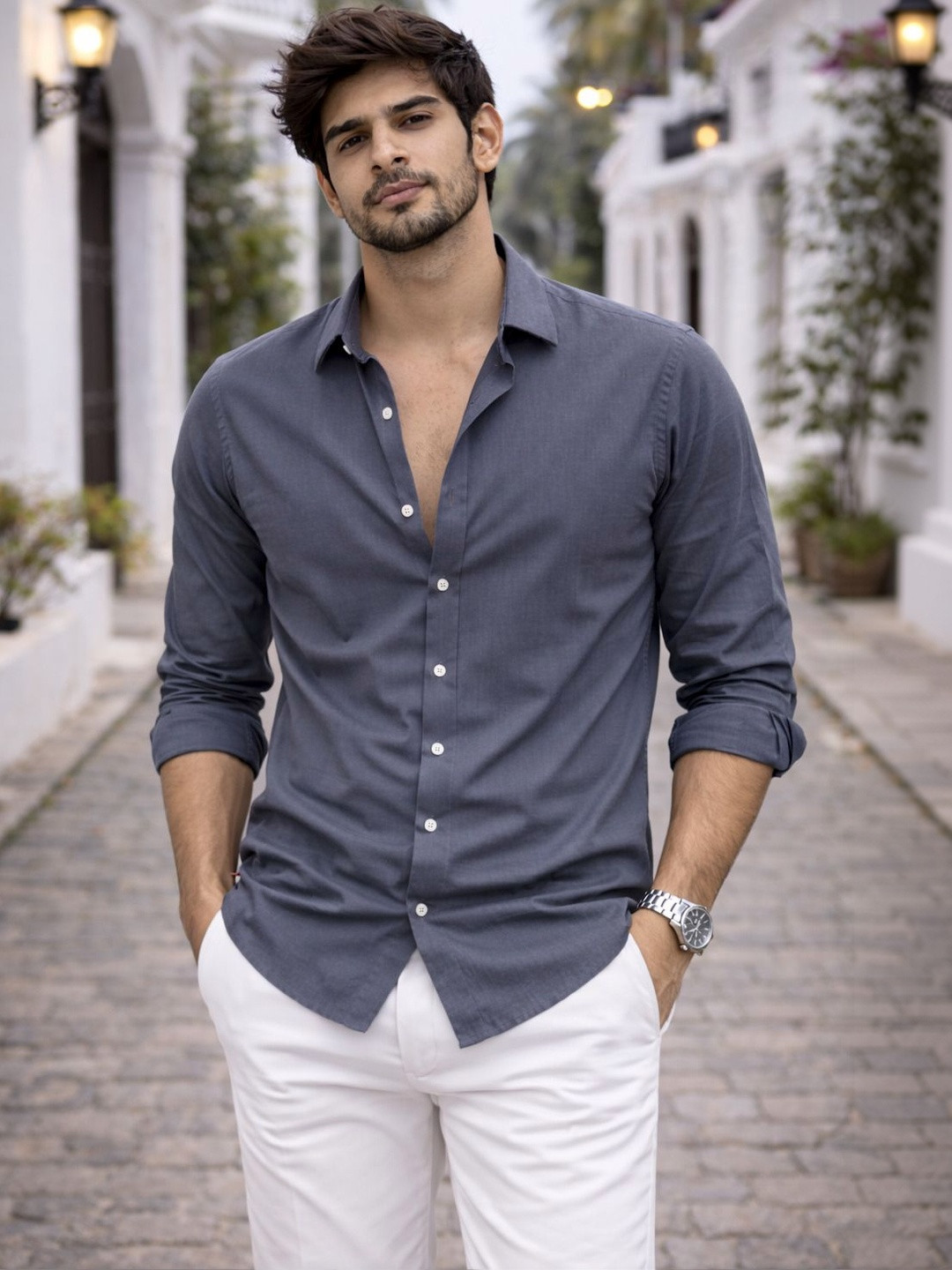 HERE&NOW Men Comfort Casual Shirt