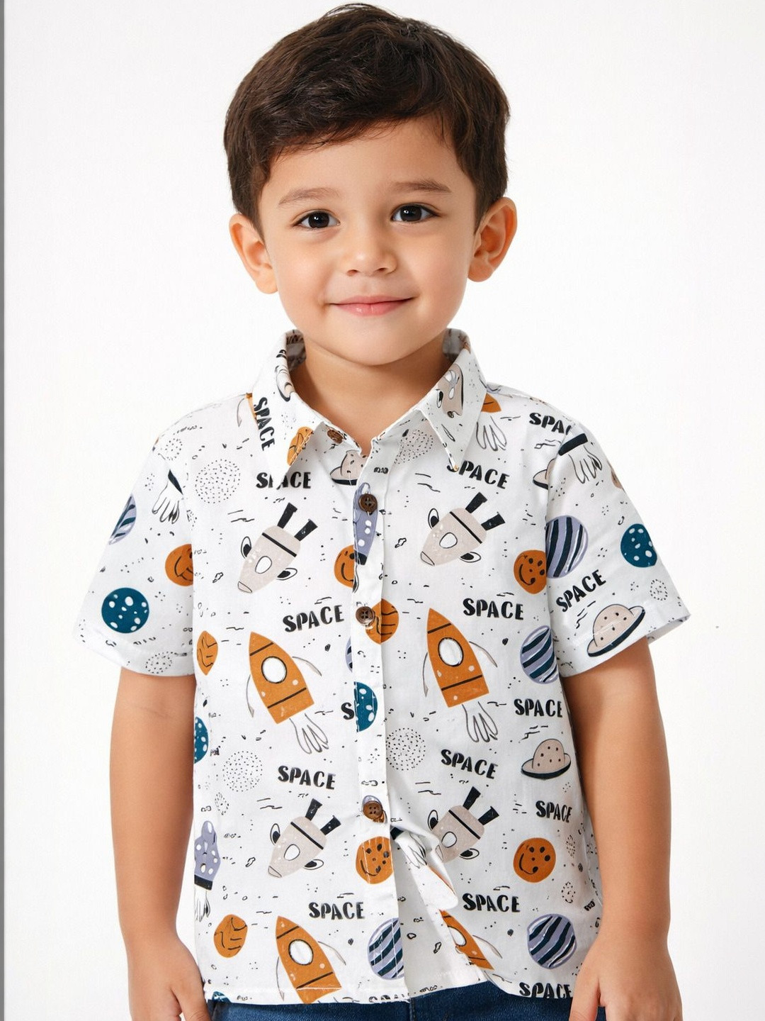 RAVYA TRENDZ Boys Classic Printed Casual Shirt