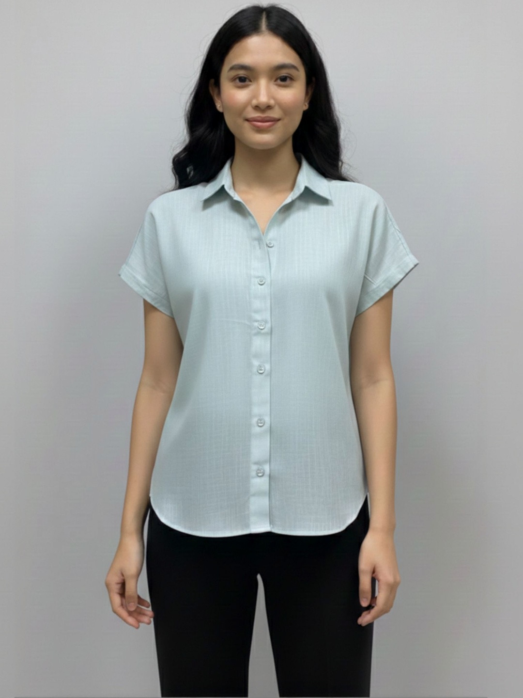 R.Code by The Roadster Life Co. Women Semi Sheer Casual Shirt