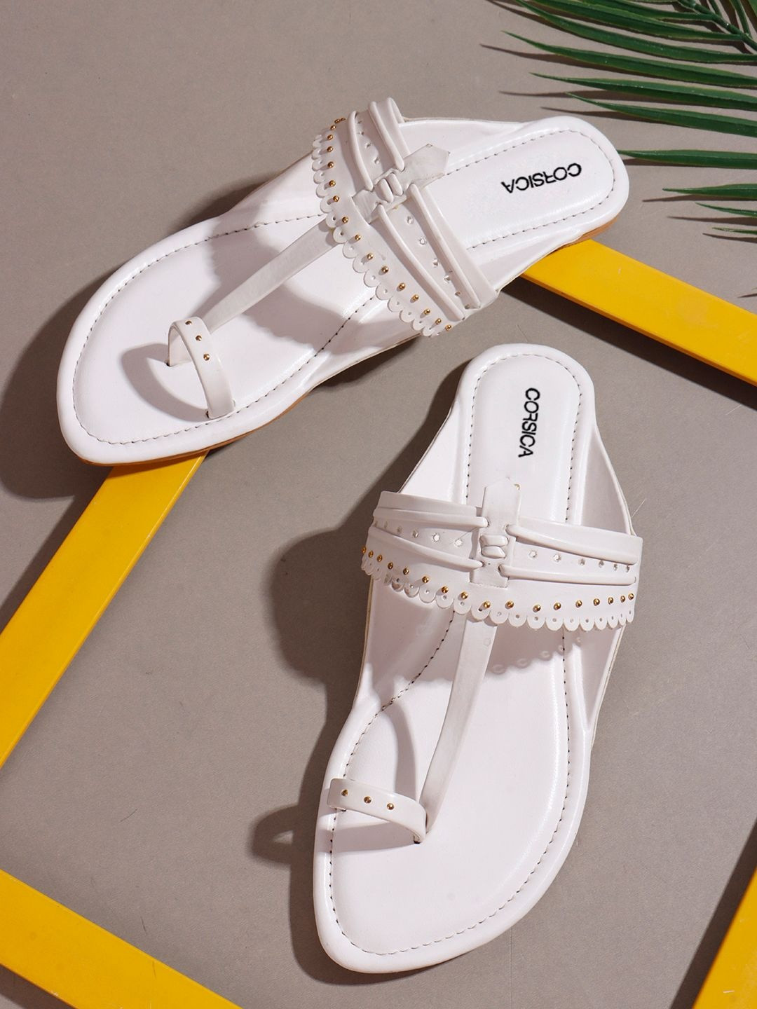 CORSICA Women Open Toe Flats with Bows