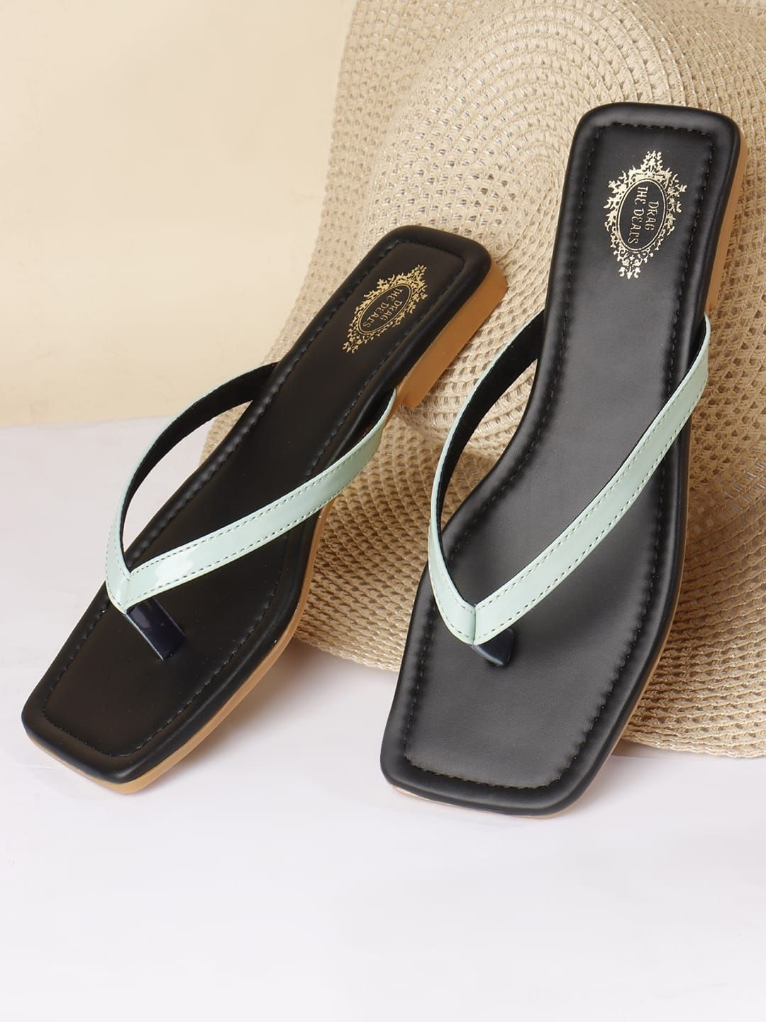 DRAG THE DEALS Women Open Toe Flats