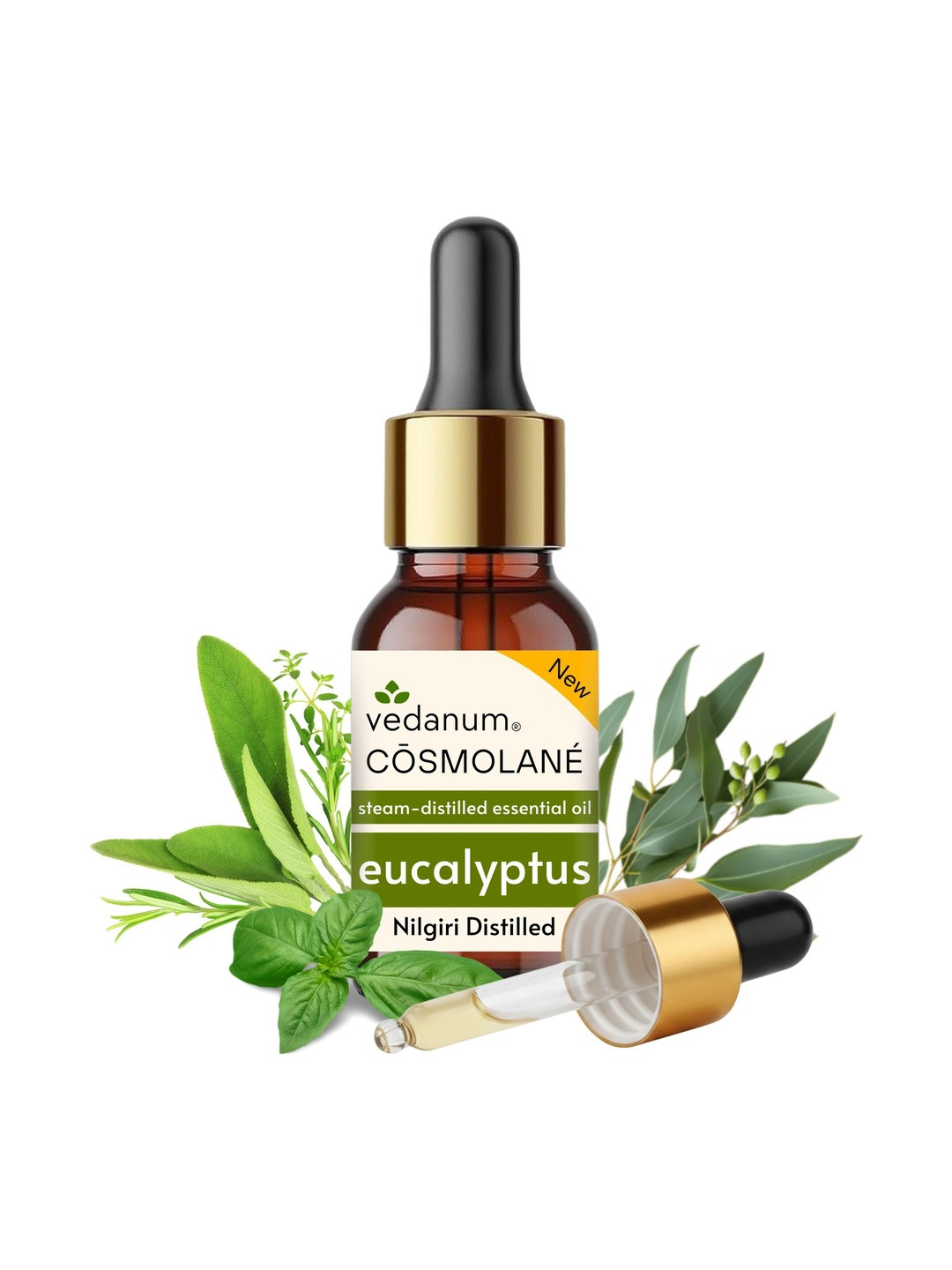 VEDANUM Nilgiri Eucalyptus Essential Oil - 15 ml