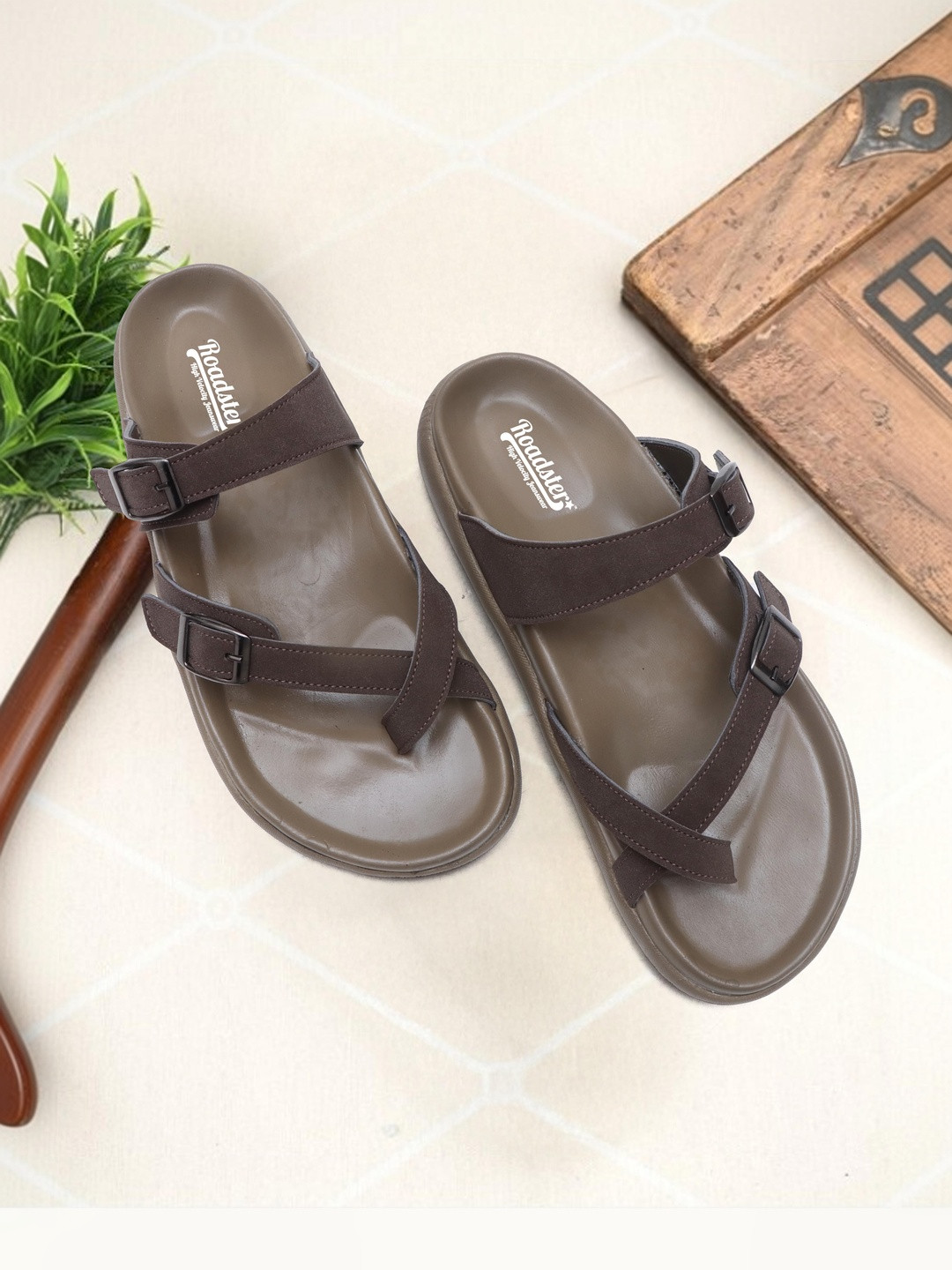 The Roadster Lifestyle Co Men Slip-On Comfort Sandals