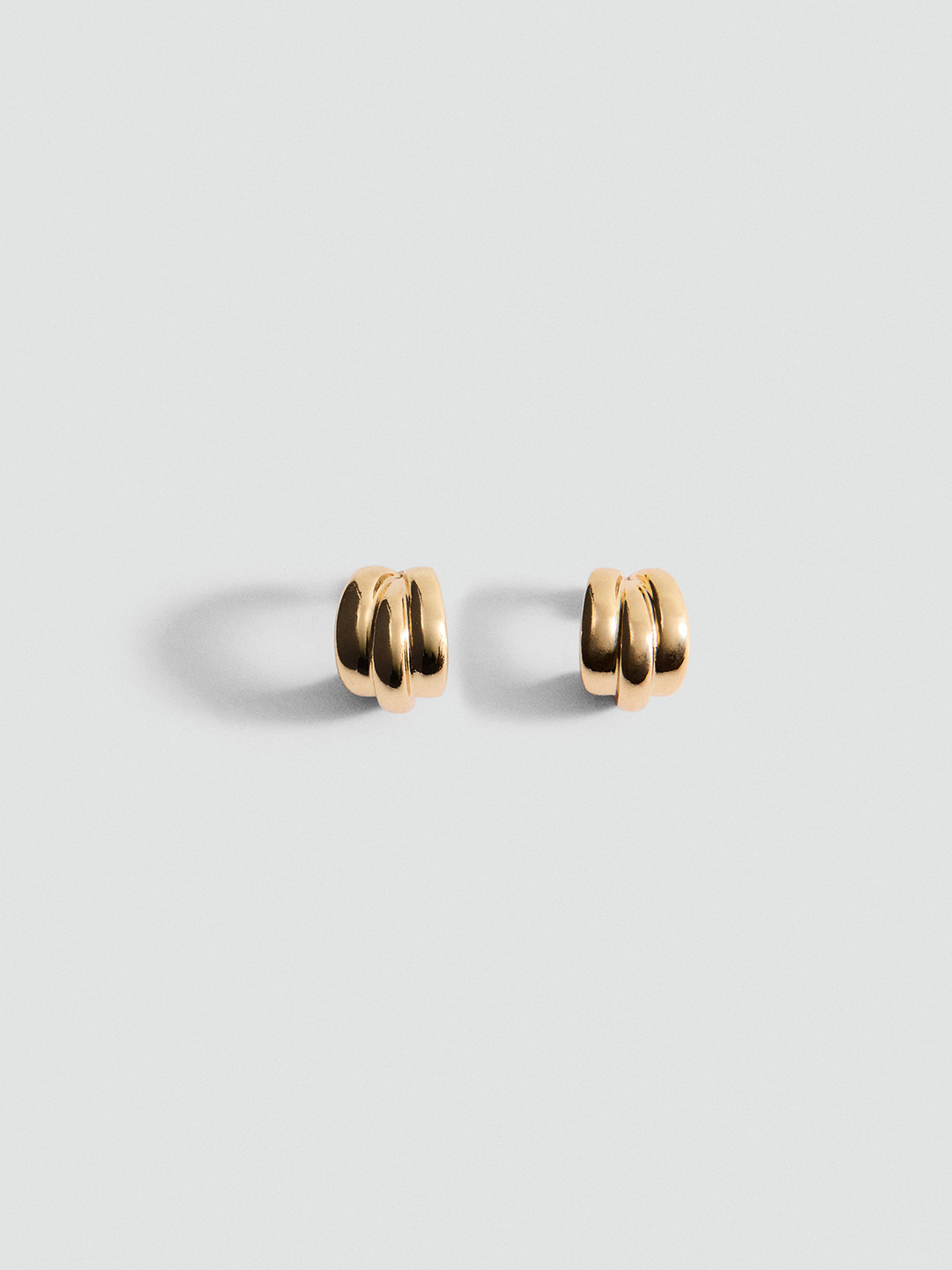 MANGO FEDERICA Contemporary Half Hoop Earrings