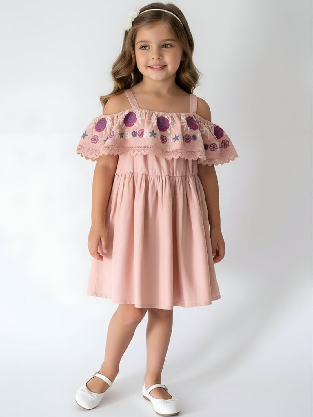 Bella Moda Floral Fit & Flare Dress