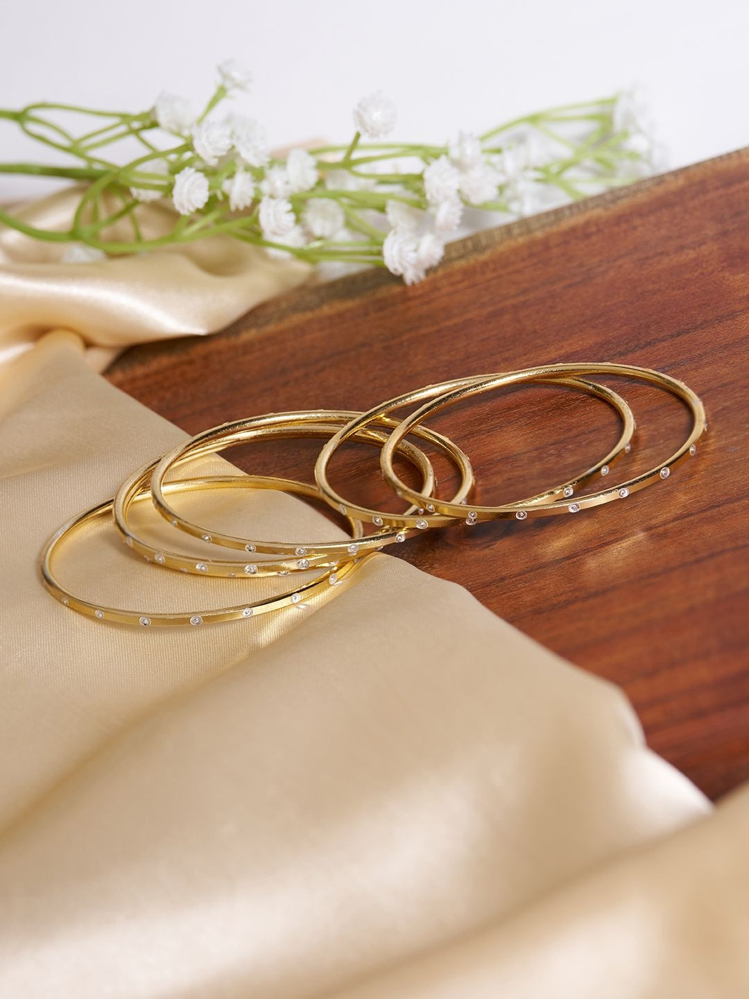Forever Glam by Pantaloons Set of 6 Stone-Studded Bangle