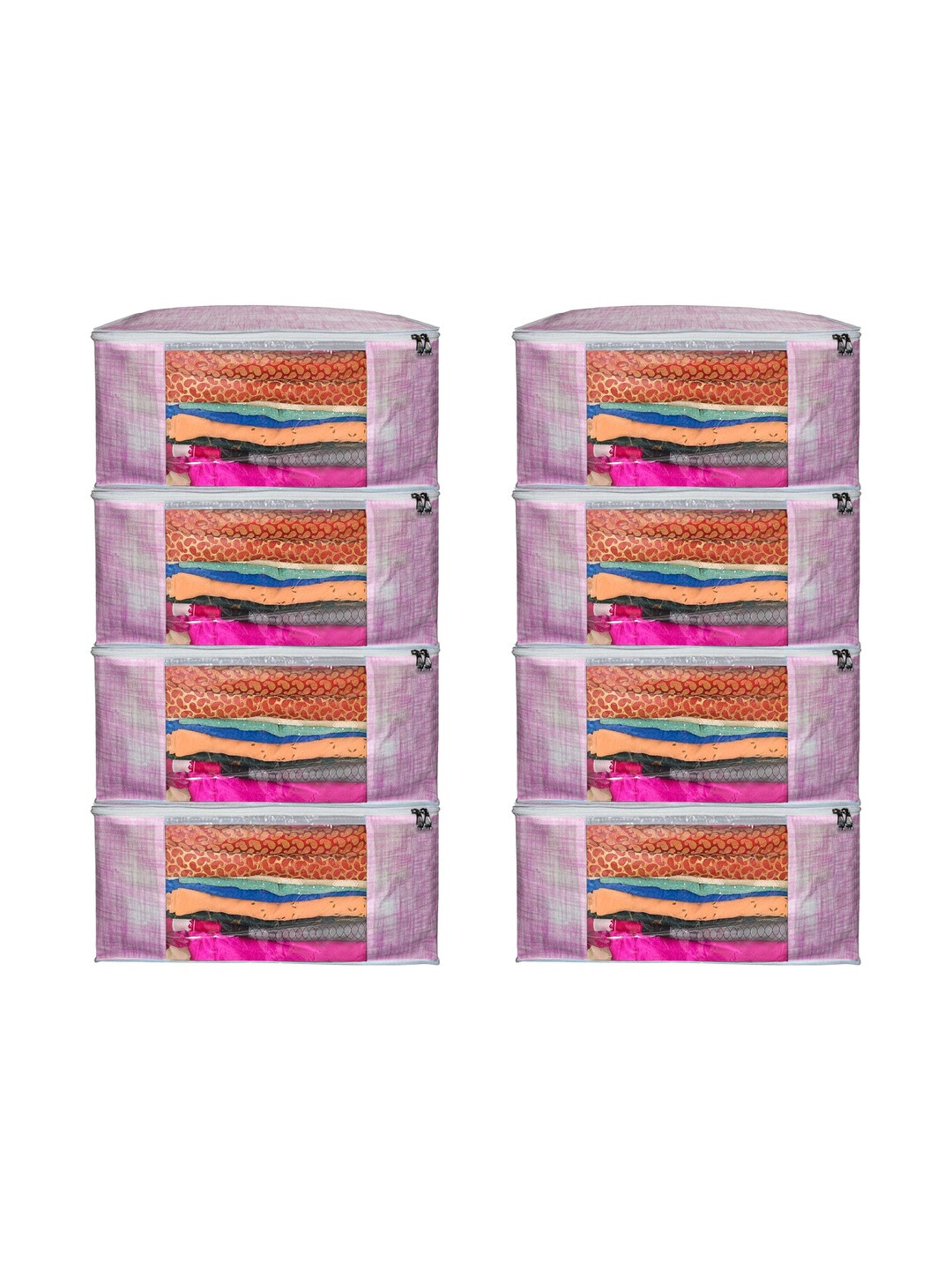 AARON INC Pink Set of 6 Reusable Multi-Utility Organisers