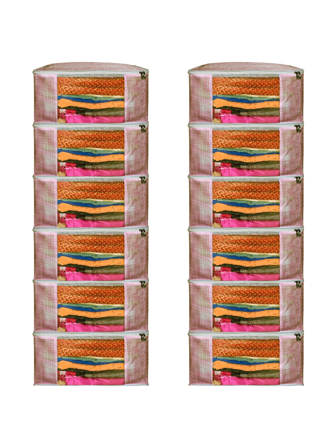 AARON INC Orange Set of 6 Reusable Multi-Utility Organisers