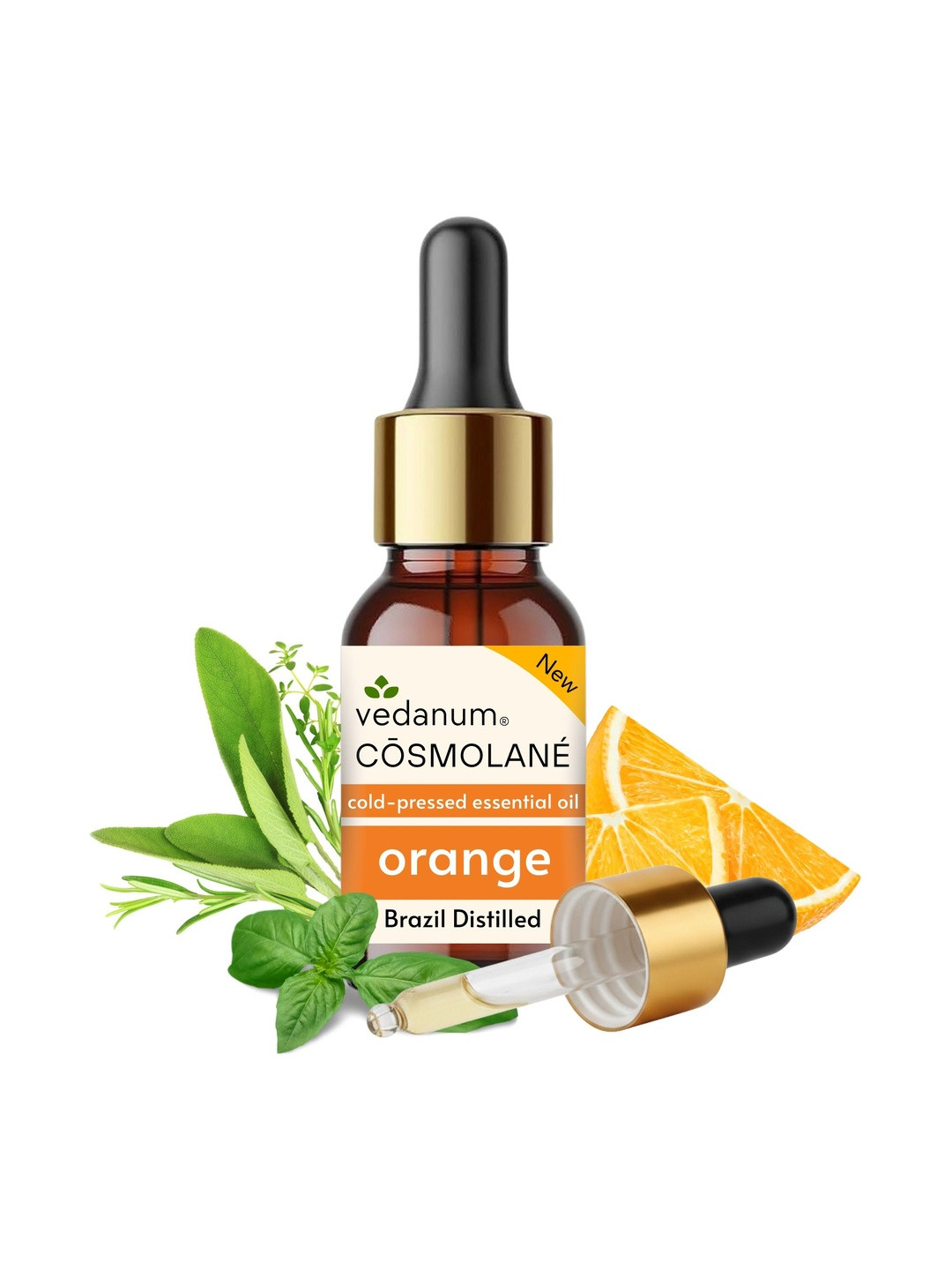 VEDANUM Sweet Orange Essential Oil - 15 ml