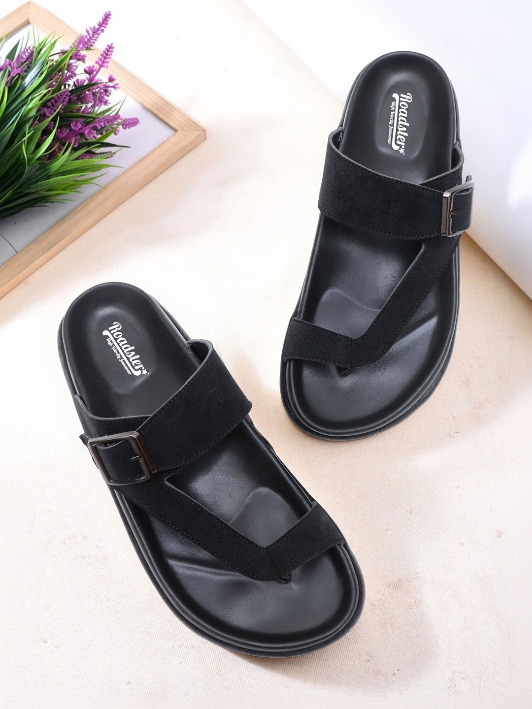 The Roadster Lifestyle Co Men Slip-On Comfort Sandals