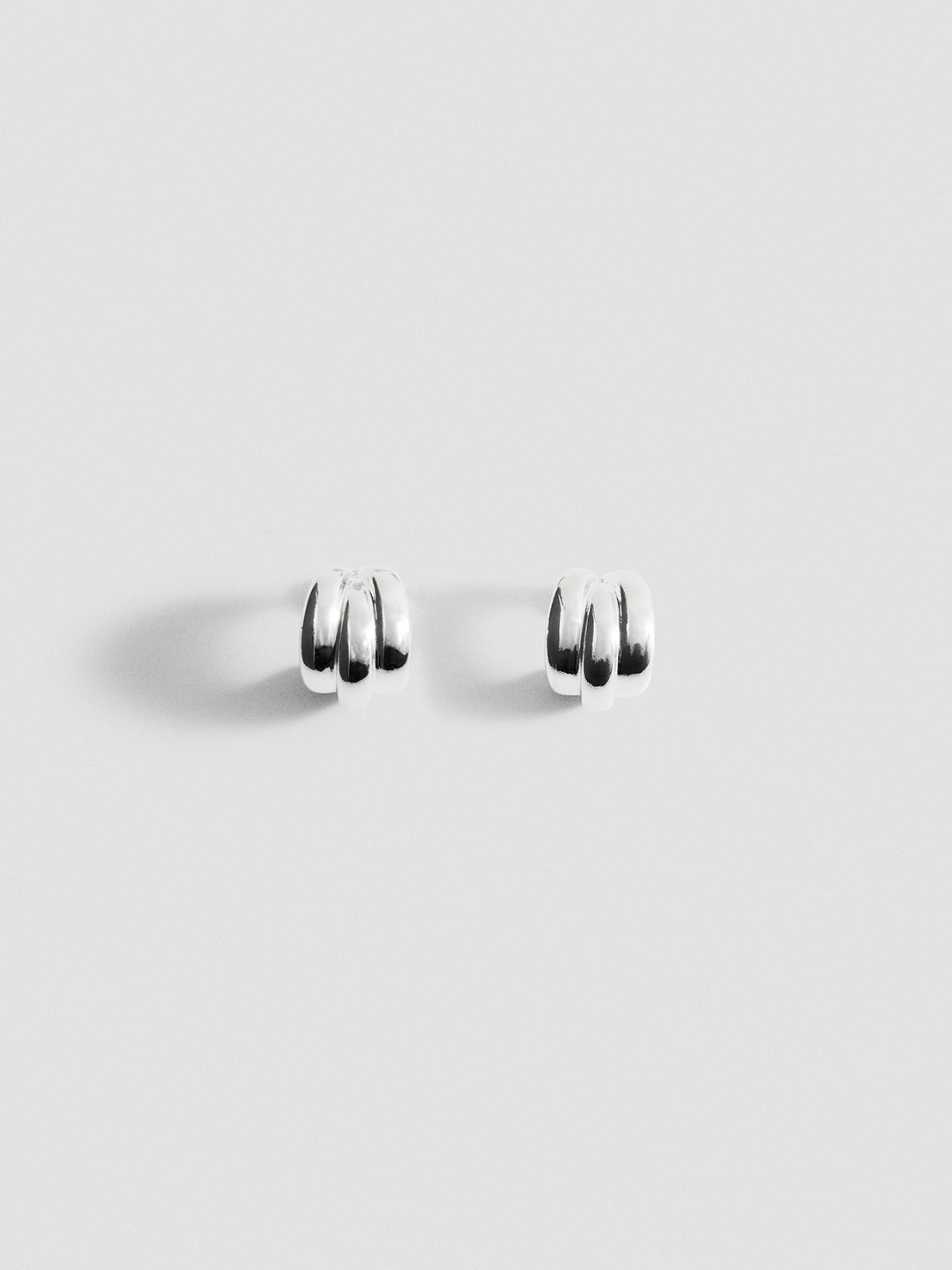 MANGO FEDERICA Contemporary Half Hoop Earrings