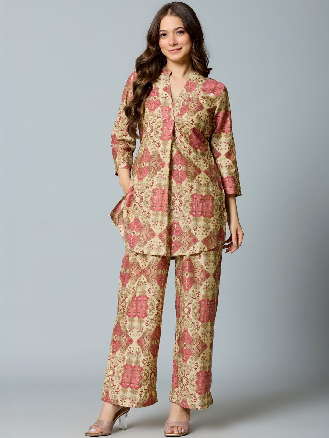 Aradhika Cotton Printed Tunic with Trousers