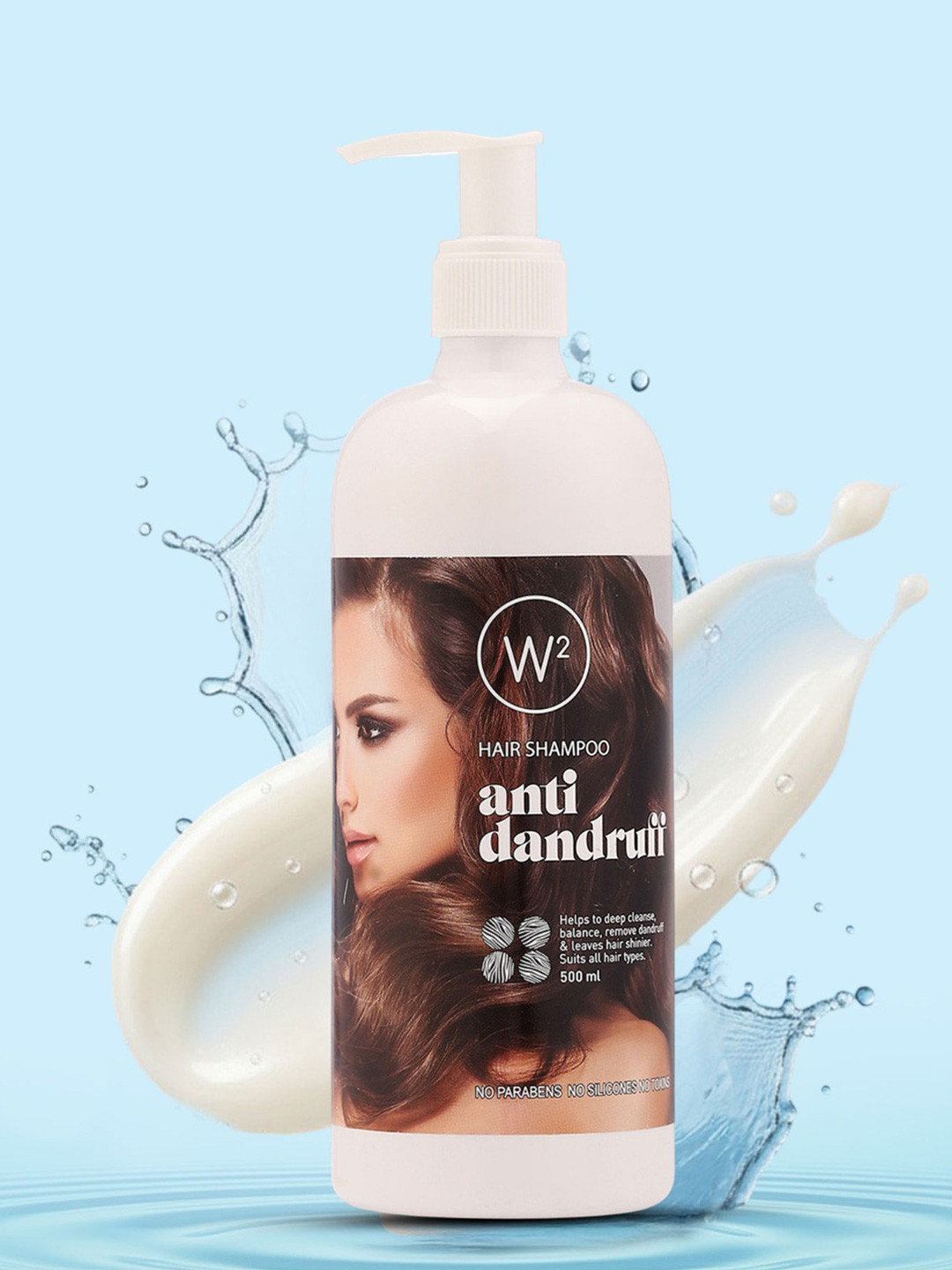 W2 Anti Dandruff Hair Shampoo 500ml