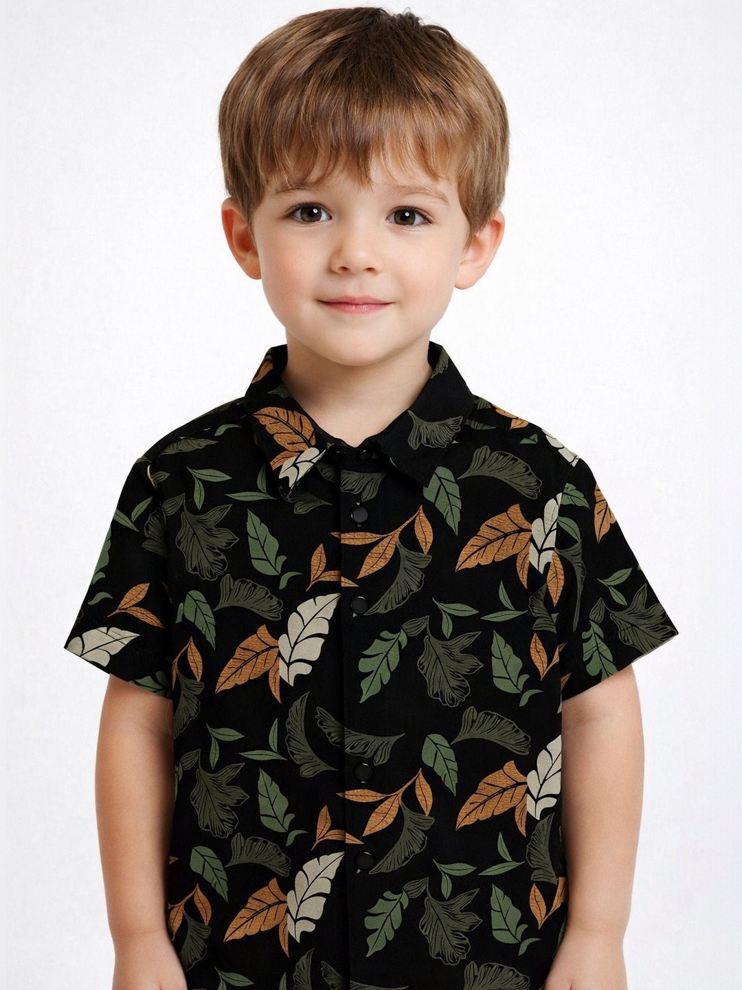 RAVYA TRENDZ Boys Classic Floral Printed Casual Shirt